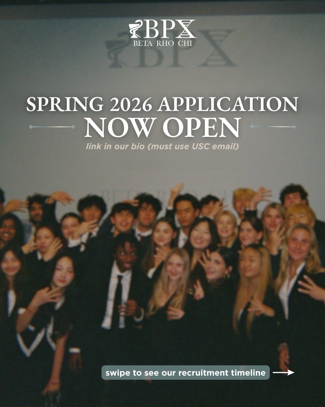 BPX Spring 2026 Application is now open🌟

Mark your calendars for our upcoming recruitment events! Attend our info sessions, recruitment socials, and recruitment fundrager to learn more about BPX

Applications are due Sunday, January 25th. We can&rs