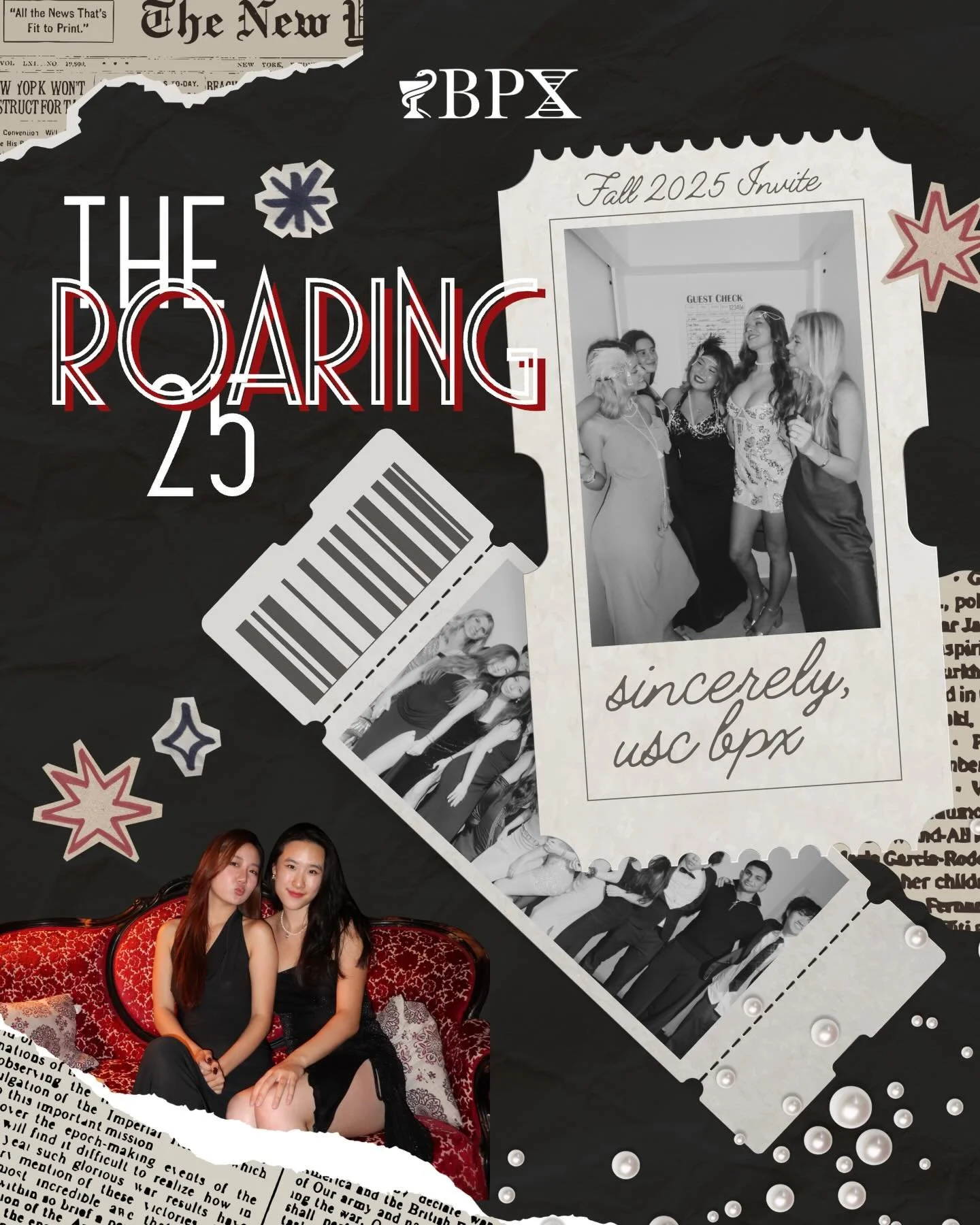 BPX Roaring &rsquo;25 Invite💃🌟 truly a night to remember! 

Thank you to everyone who came and spent the night with us🤲🏼 Until next time &amp; have the happiest thanksgiving break🦃🤎