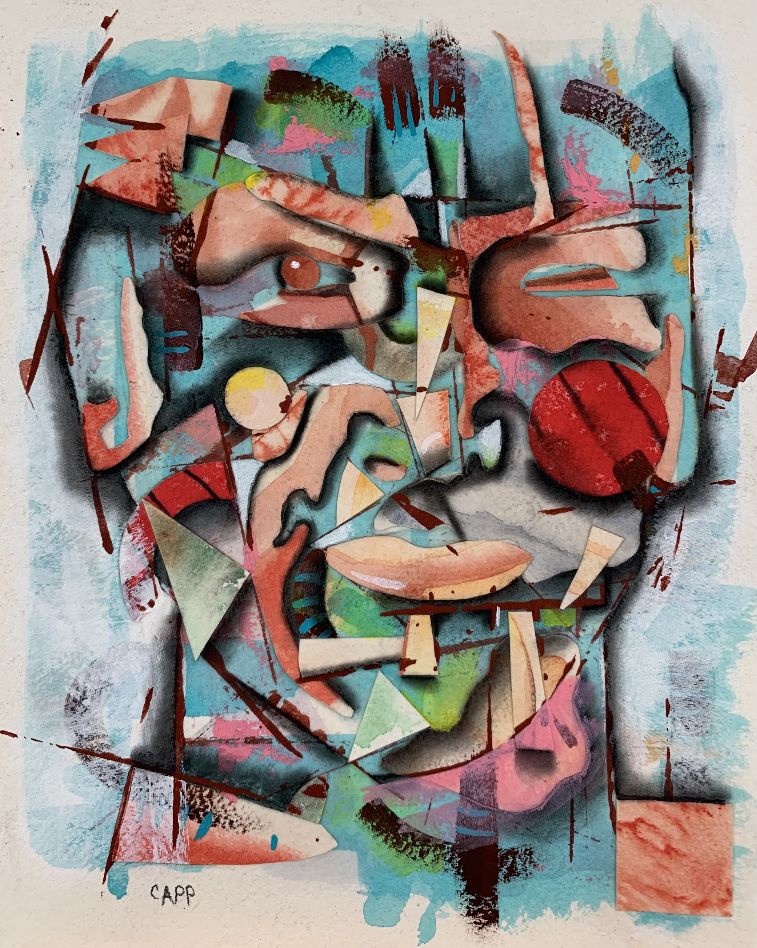 Mixed Media on Paper | 7" x 9" | $150