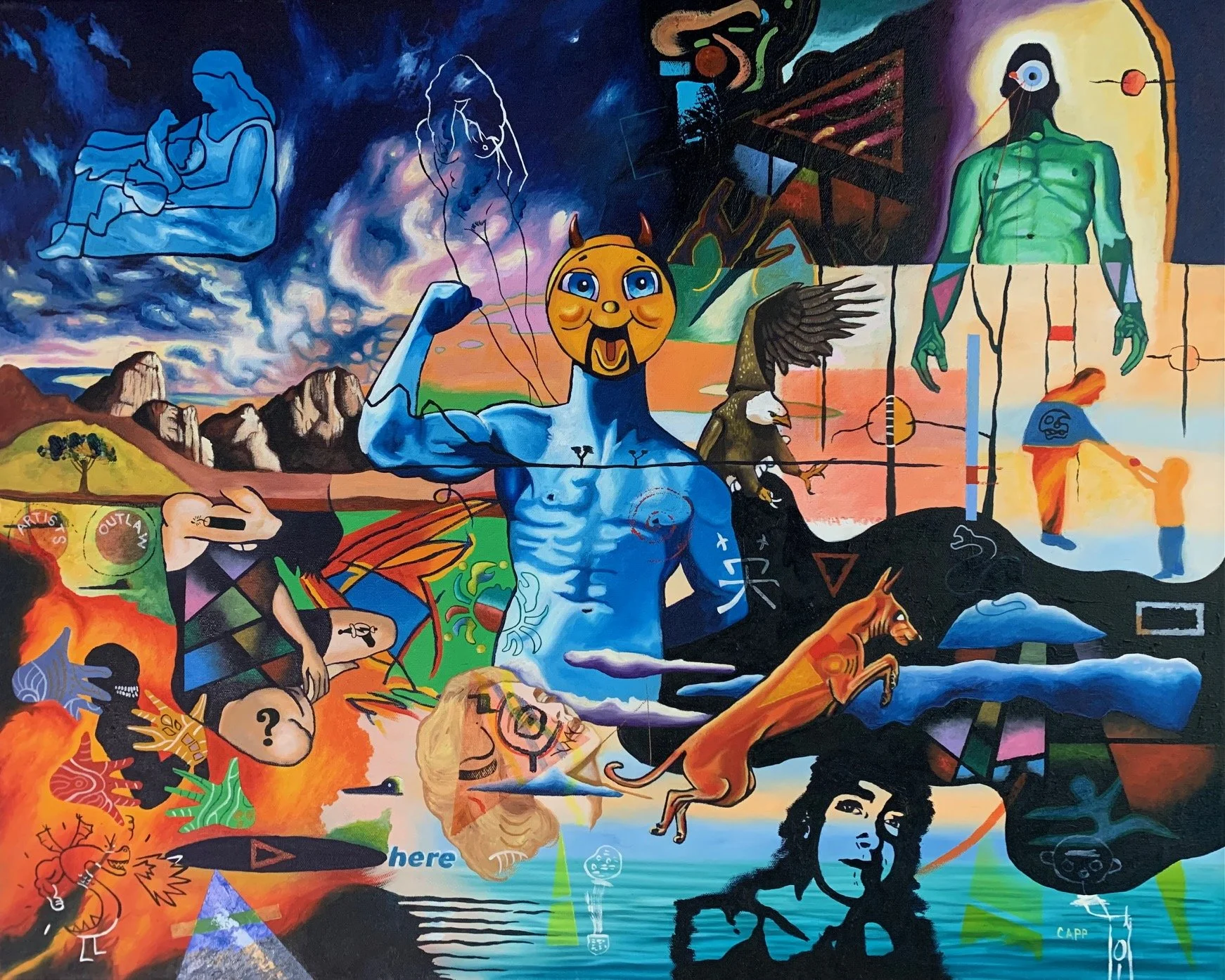 Thomas brings the Apocalypse | Oil on Canvas | 24" x 30" | $3,000