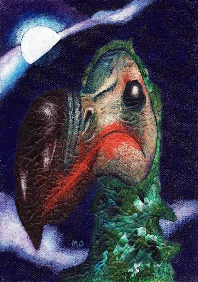 Night of the Living Dodo | Acrylic on Canvas | SOLD