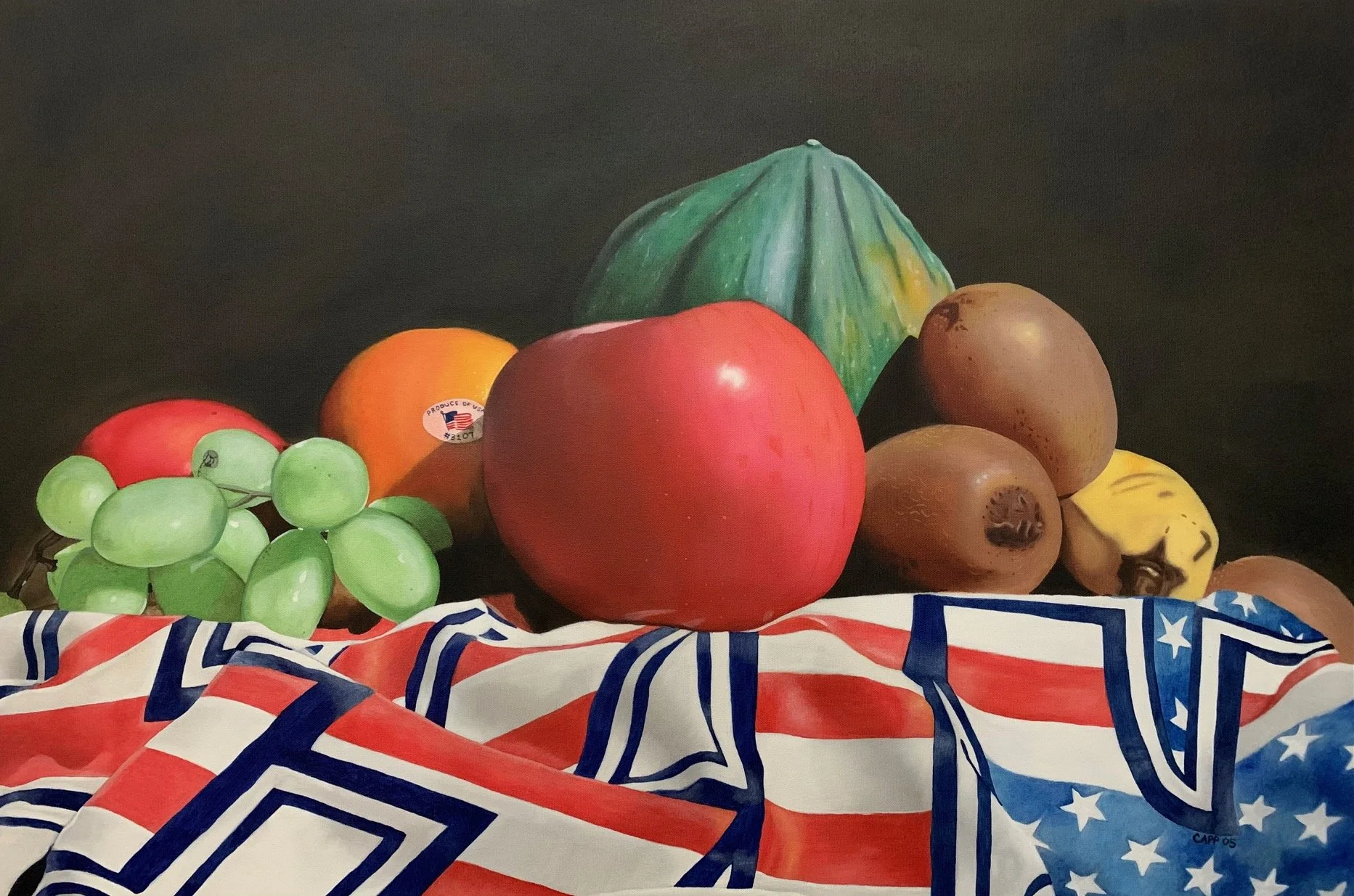 Still Life w/ KISS Tee | Oil on Canvas | 24" x 36" | $1,200