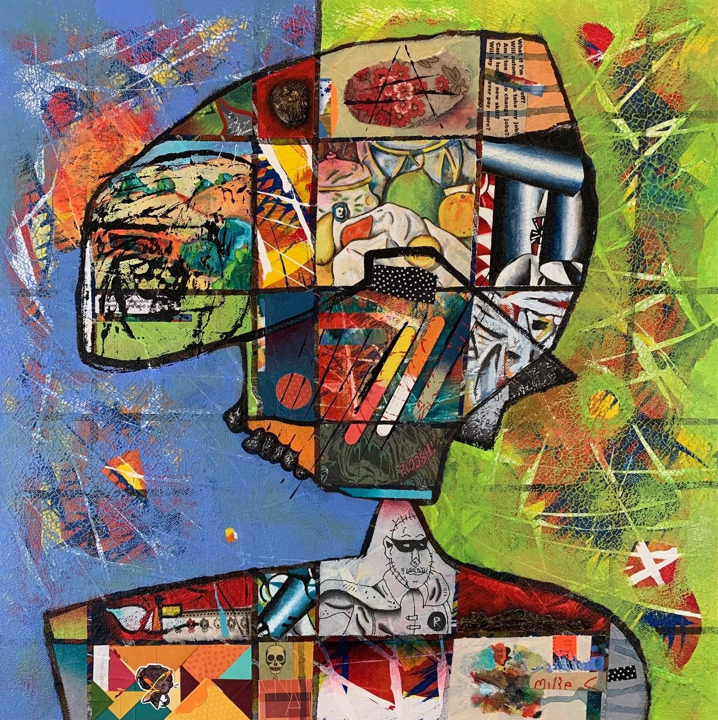 Apparition | Mixed Media on Canvas | 20" x 20" | $2,000