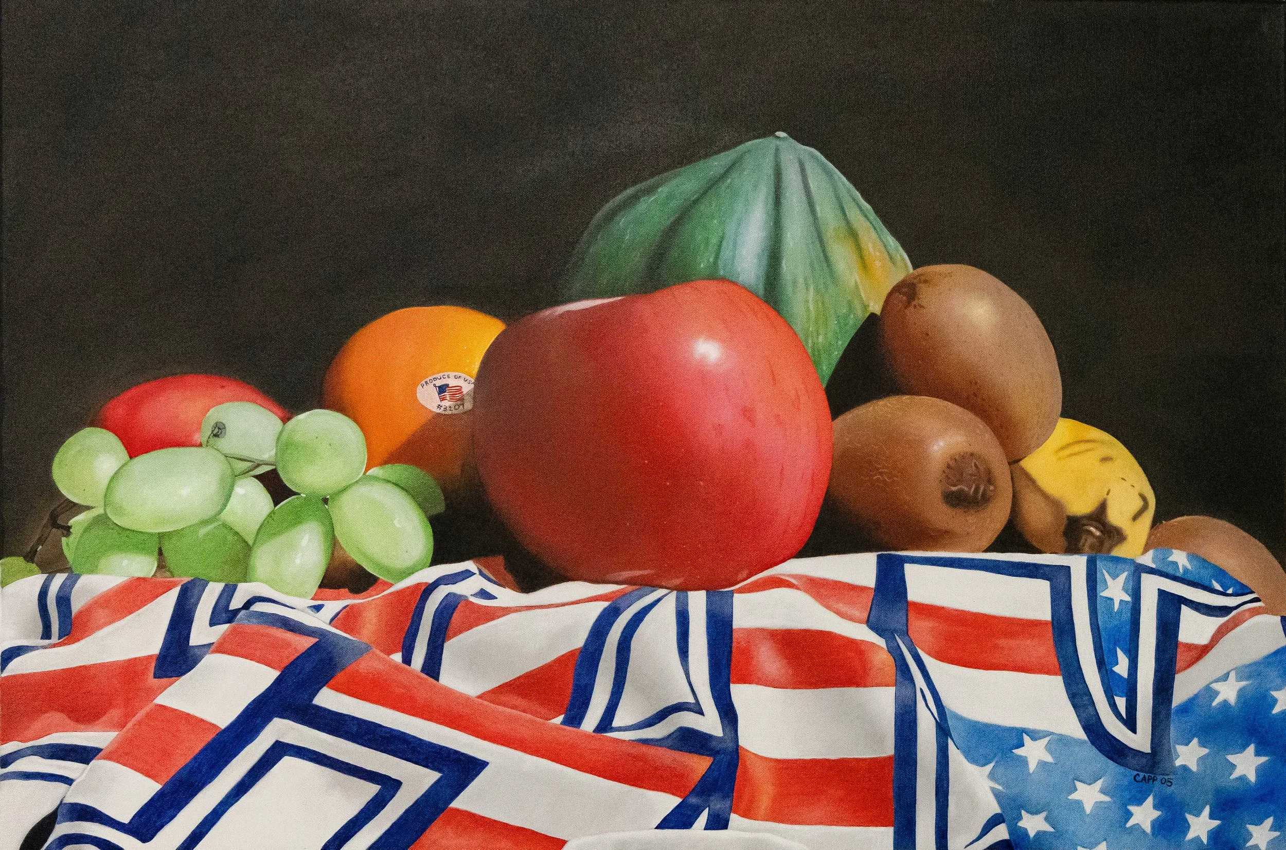 Still Life w/ KISS Tee | Oil on Canvas | 24" x 36" | $1,200