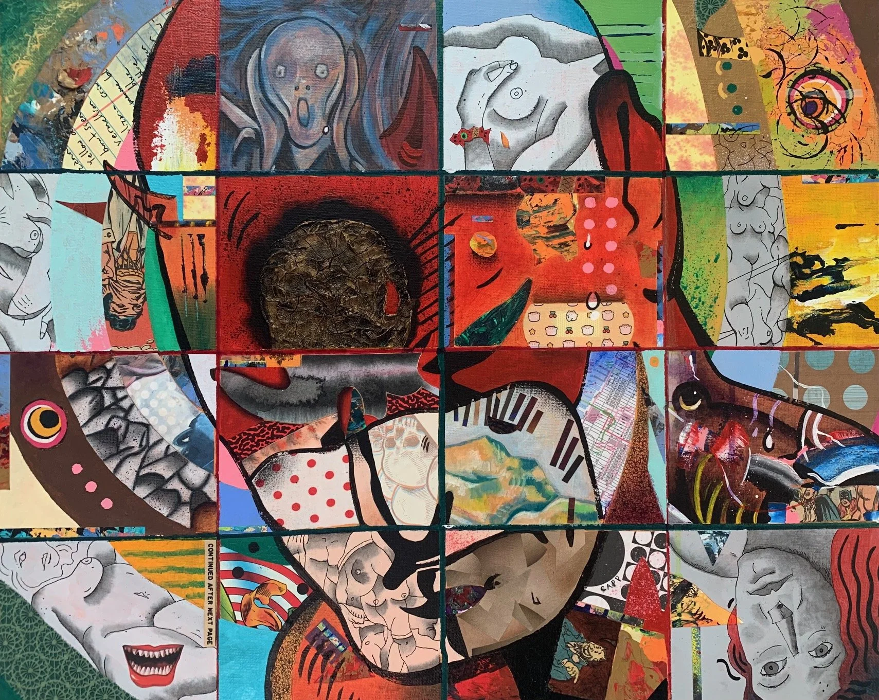 Without Fear | Mixed Media on Canvas | 16" x 20" | $1,000