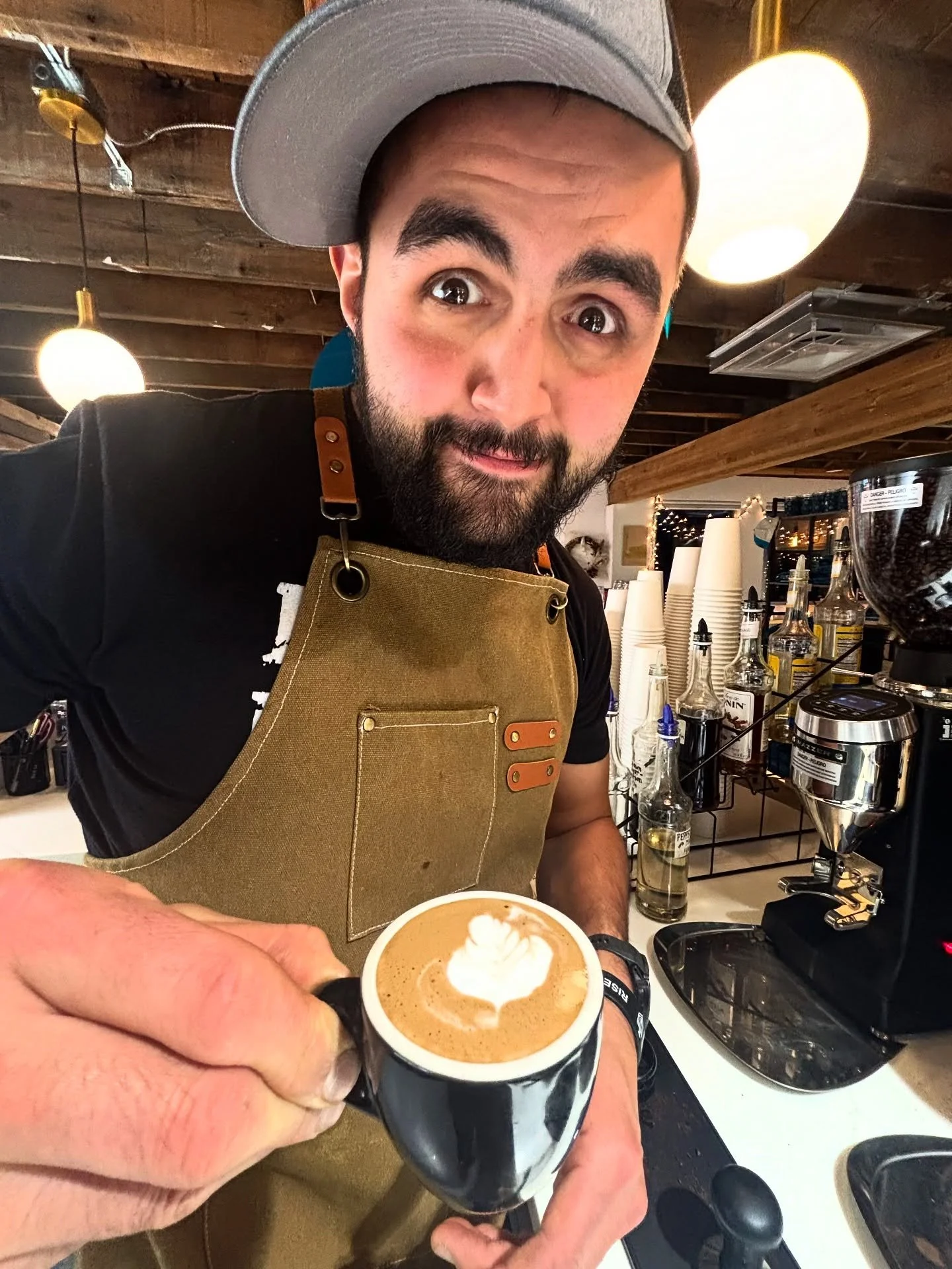 Happy Saturday, Anchorage! Come by today for a warm holiday beverage and shop for small business Saturday. Today you can get $1 off your drink with any item purchased - bags, ornaments, jewelry, etc. - from our Products with Purpose boutique. And joi