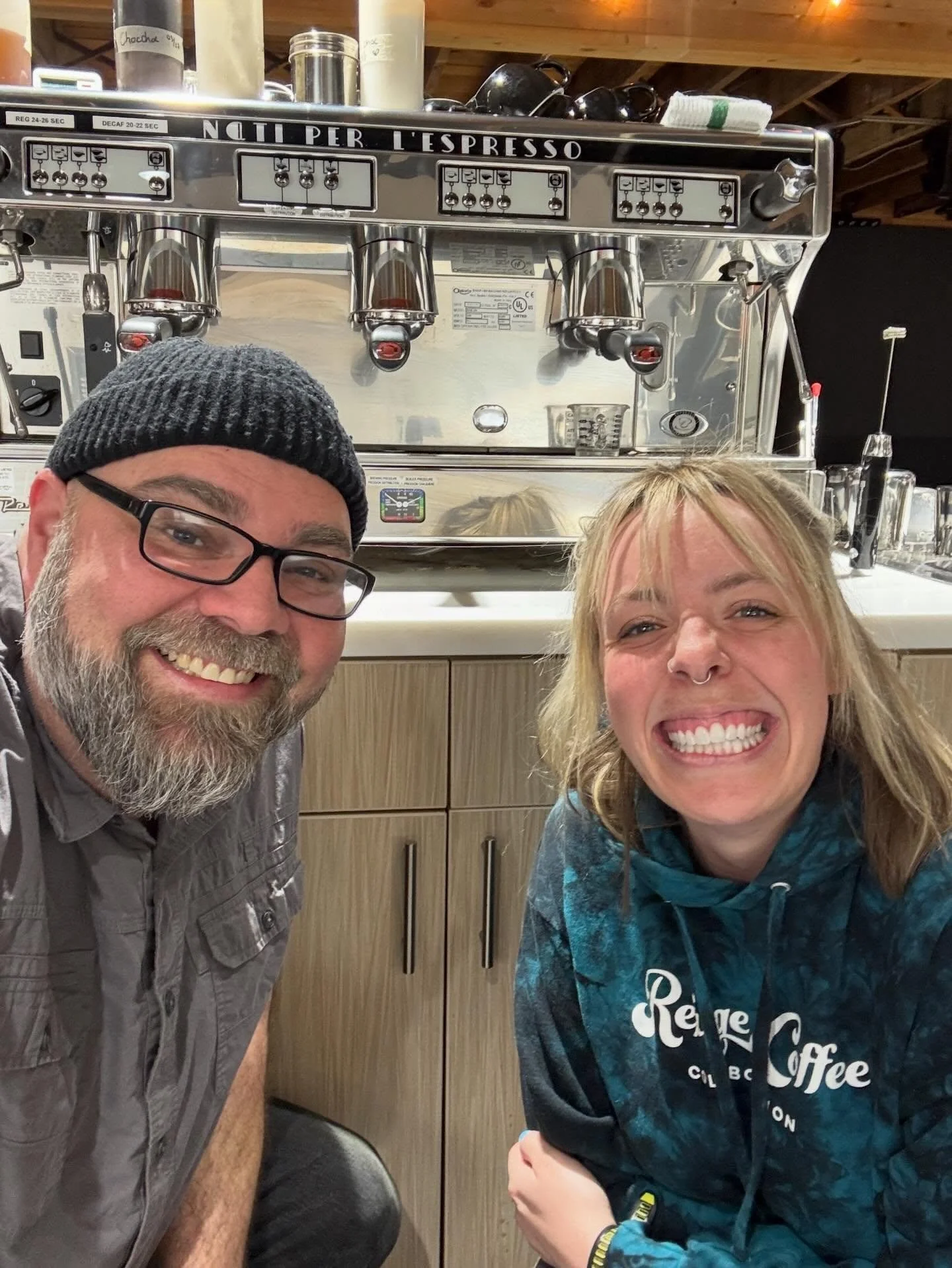 The only fools you will see today are behind the bar! That&rsquo;s right, Allison and Adam are working the coffee shop this morning so come by and see us for your mystery latte art. A lot of &ldquo;circle type shapes&rdquo; today. But the comedy is o