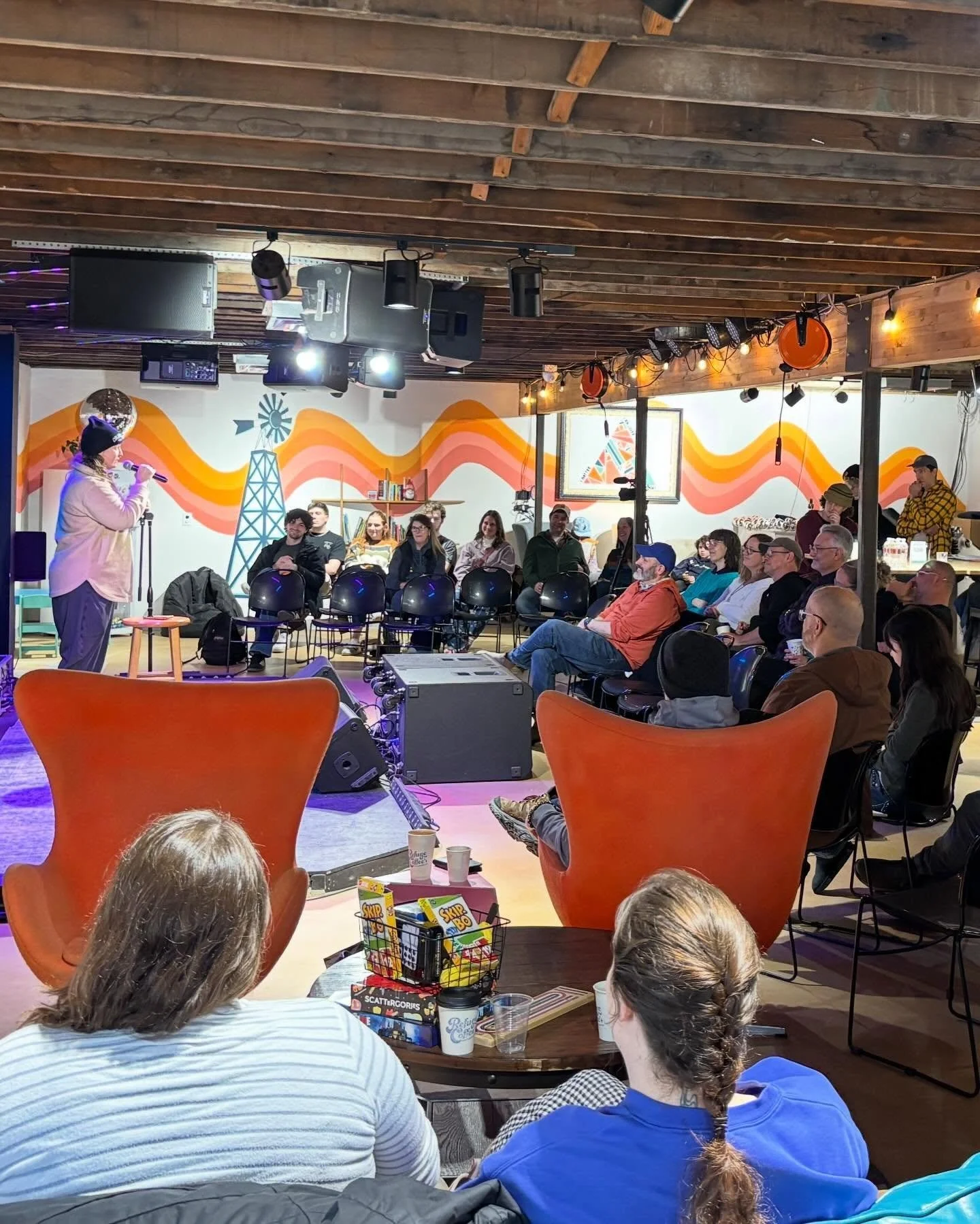 Huge thank you to everyone coming out to Refuge Coffee for today&rsquo;s comedy show. It&rsquo;s such a gift to fill this space with laughter and community.

Big thanks to all of today&rsquo;s comedians and the @b4udiefest and @rubberptarmigan for ma