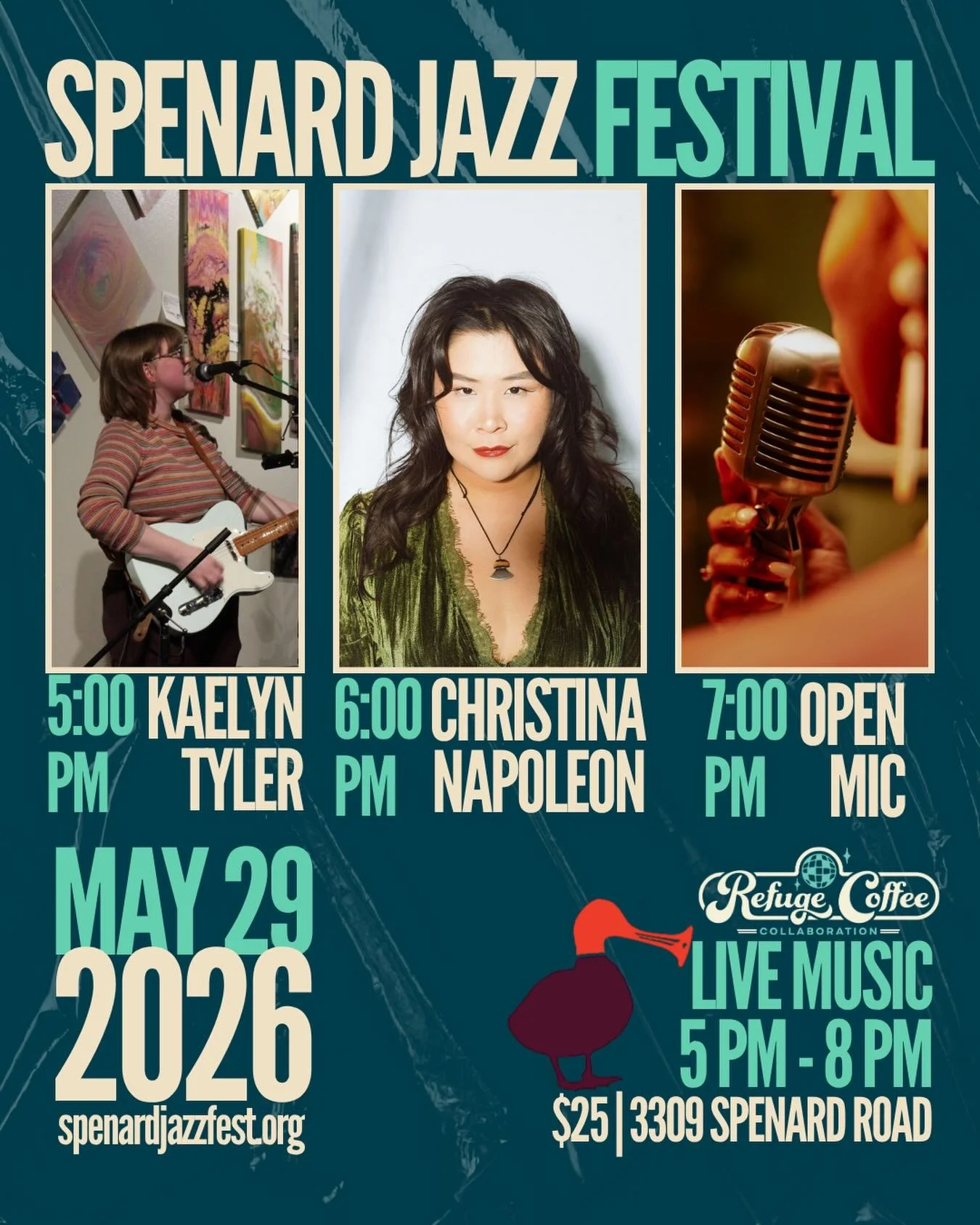 TONIGHT! TONIGHT! TONIGHT! Come on out for night two of the @spenardjazzfest here at Refuge!