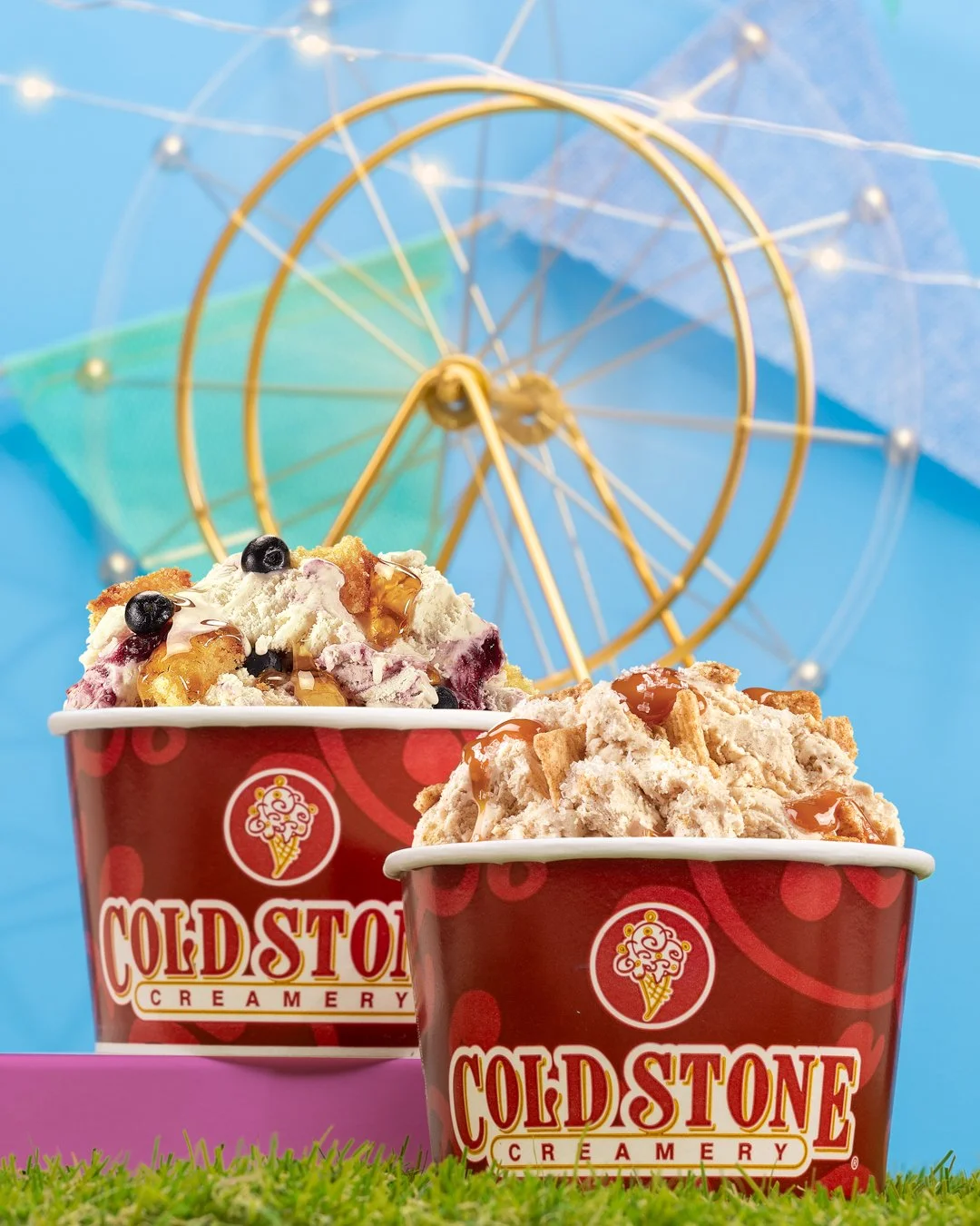 Step right up! @coldstonecreamery.pnw's NEW carnival-worthy Creations&trade; are stealing the show!

Caramel Carnival Churro
Churro Ice Cream, Cinnamon Toast Crunch&trade;, Caramel &amp; Sugar Crystals

Cornbread is My Jam
Honey Cornbread with Blackb