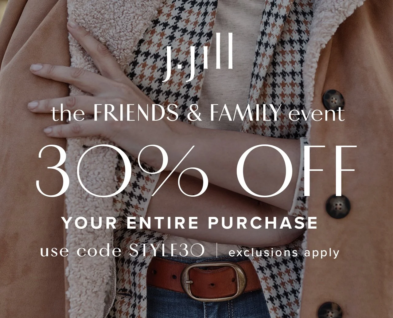 30% off Your Entire Purchase 
Wednesday, 10/22 – Sunday, 10/26
Exclusions apply.
Use code STYLE30
*Please see a store associate for details.
https://www.kentstation.com/promotions