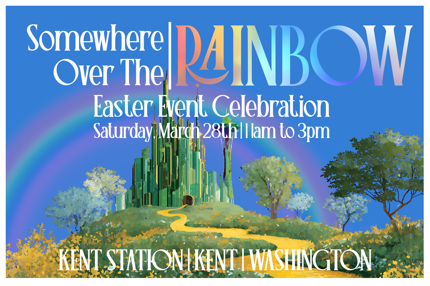 Somewhere Over the Rainbow at Kent Station!