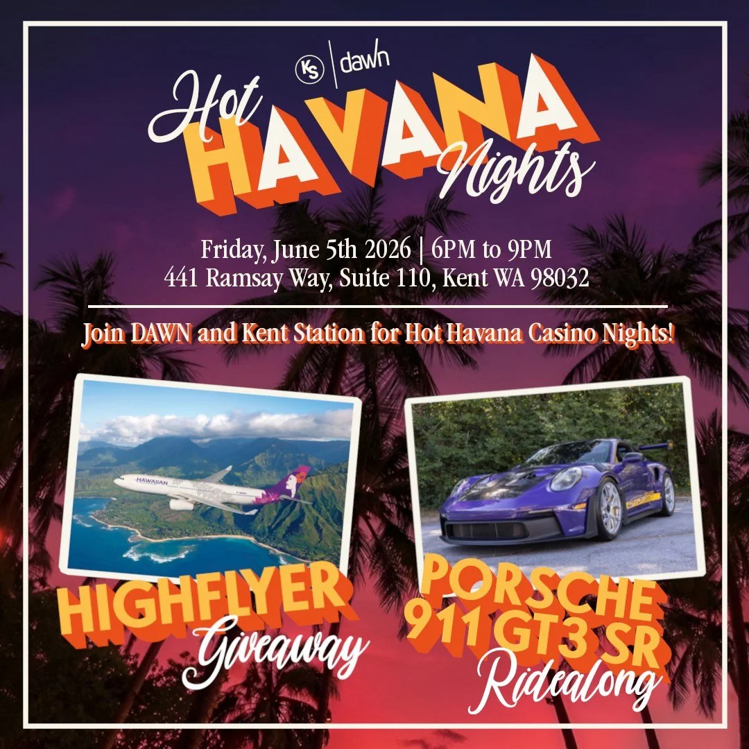 Get ready for an unforgettable evening at Hot Havana Nights on Friday, June 5 at Kent Station.

This Havana-inspired 21+ event will feature casino-style entertainment, cocktails, dinner, luxury raffles, and a lively social atmosphere &mdash; all bene