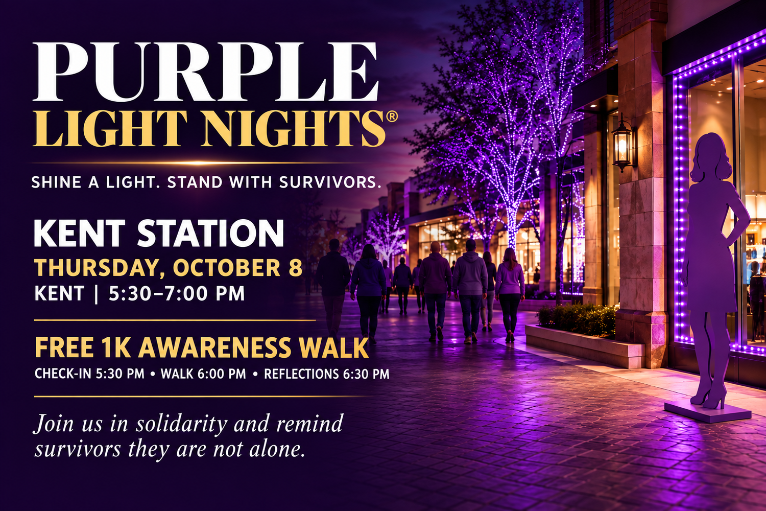 Purple Light Night