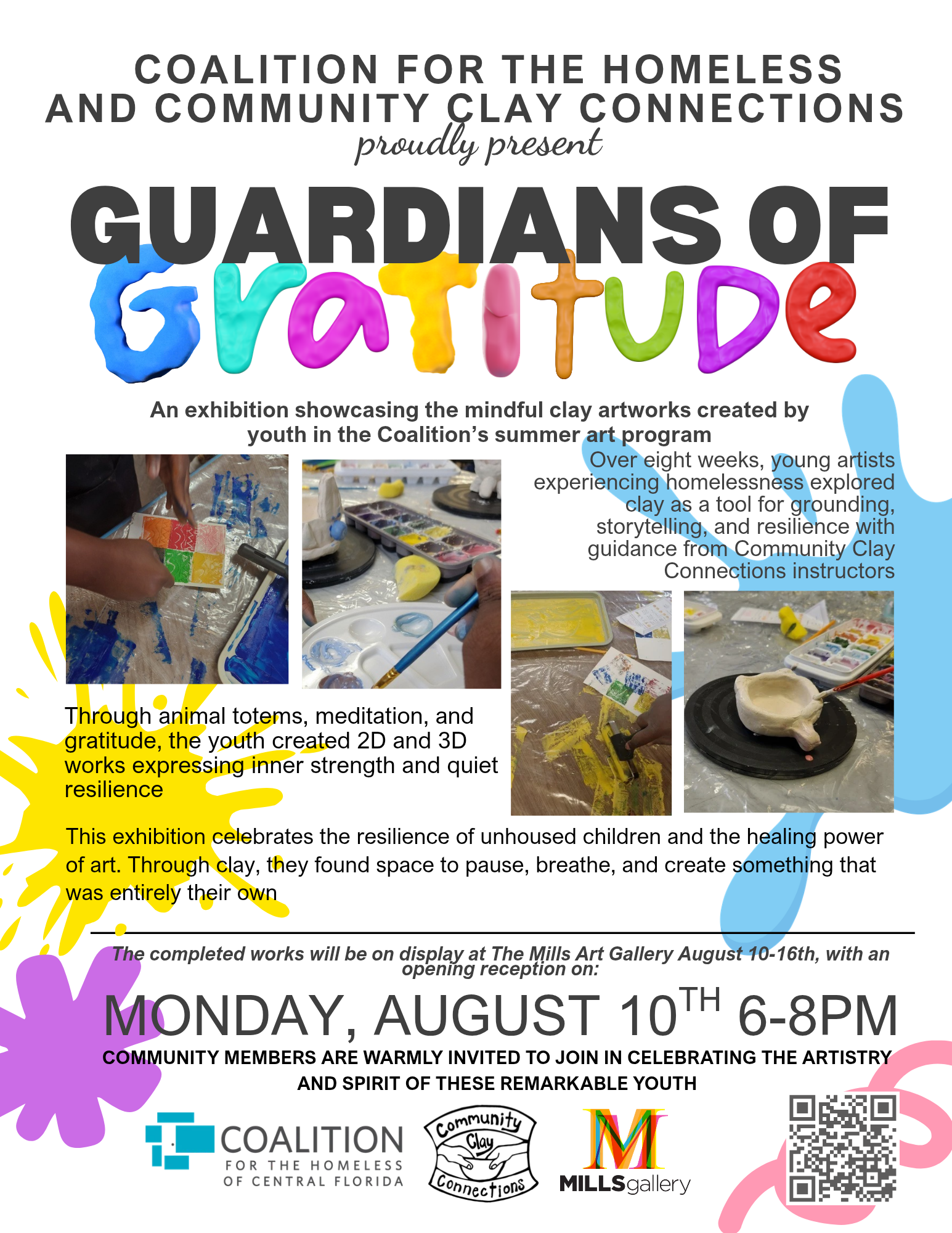 Guardians Of Gratitude Pop-Up! • Homeless Coalition of Central Florida and Community Clay Connections