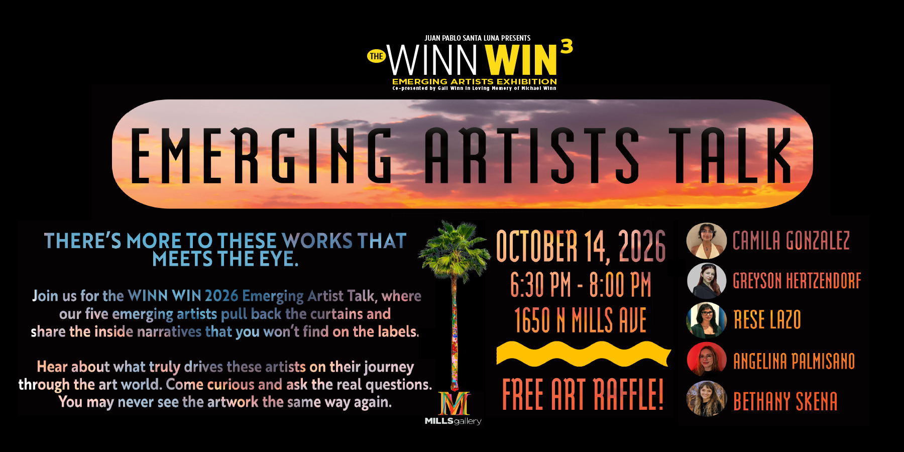 WINN WIN Emerging Artists Talk!