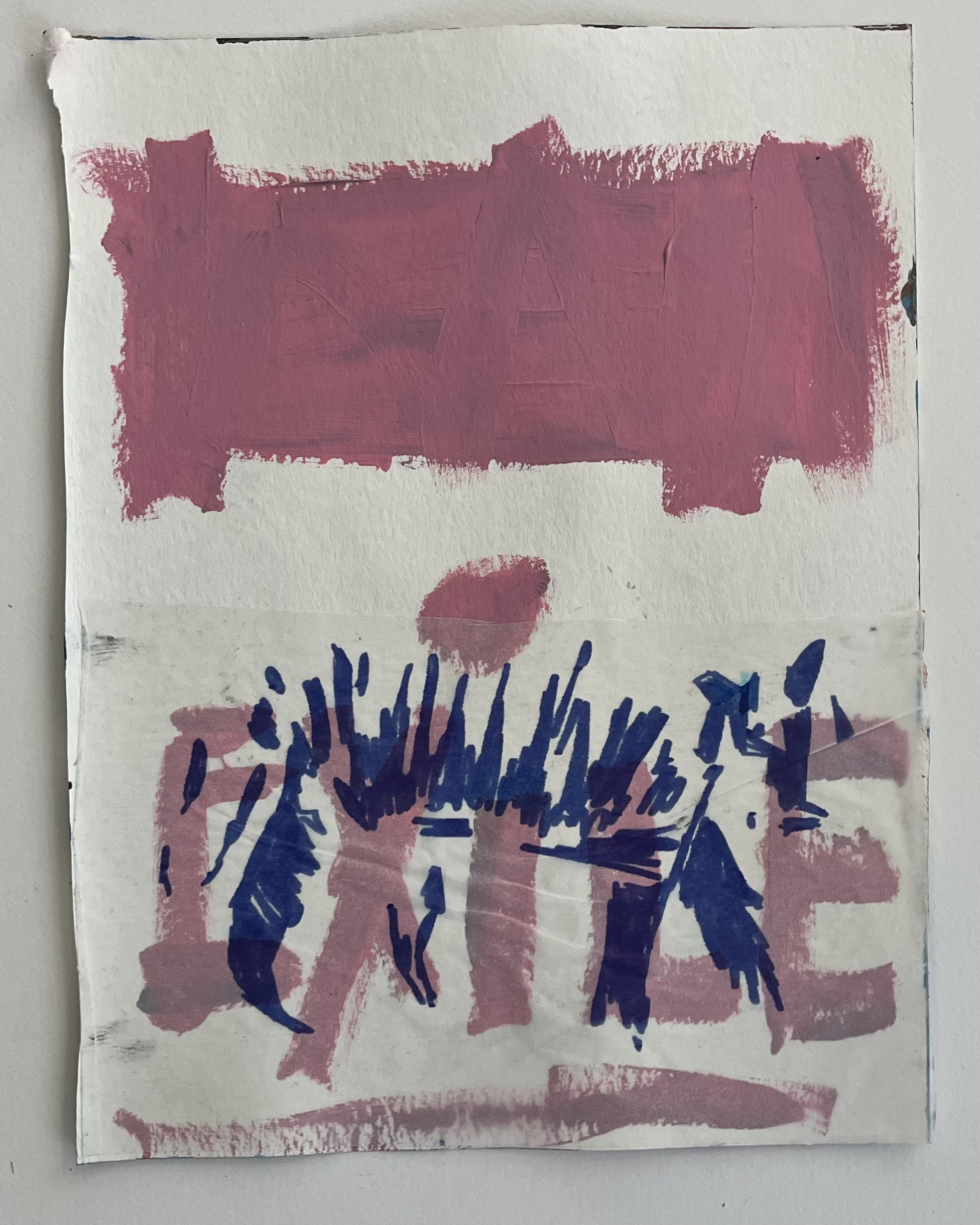 Sketchbook Page Exile
