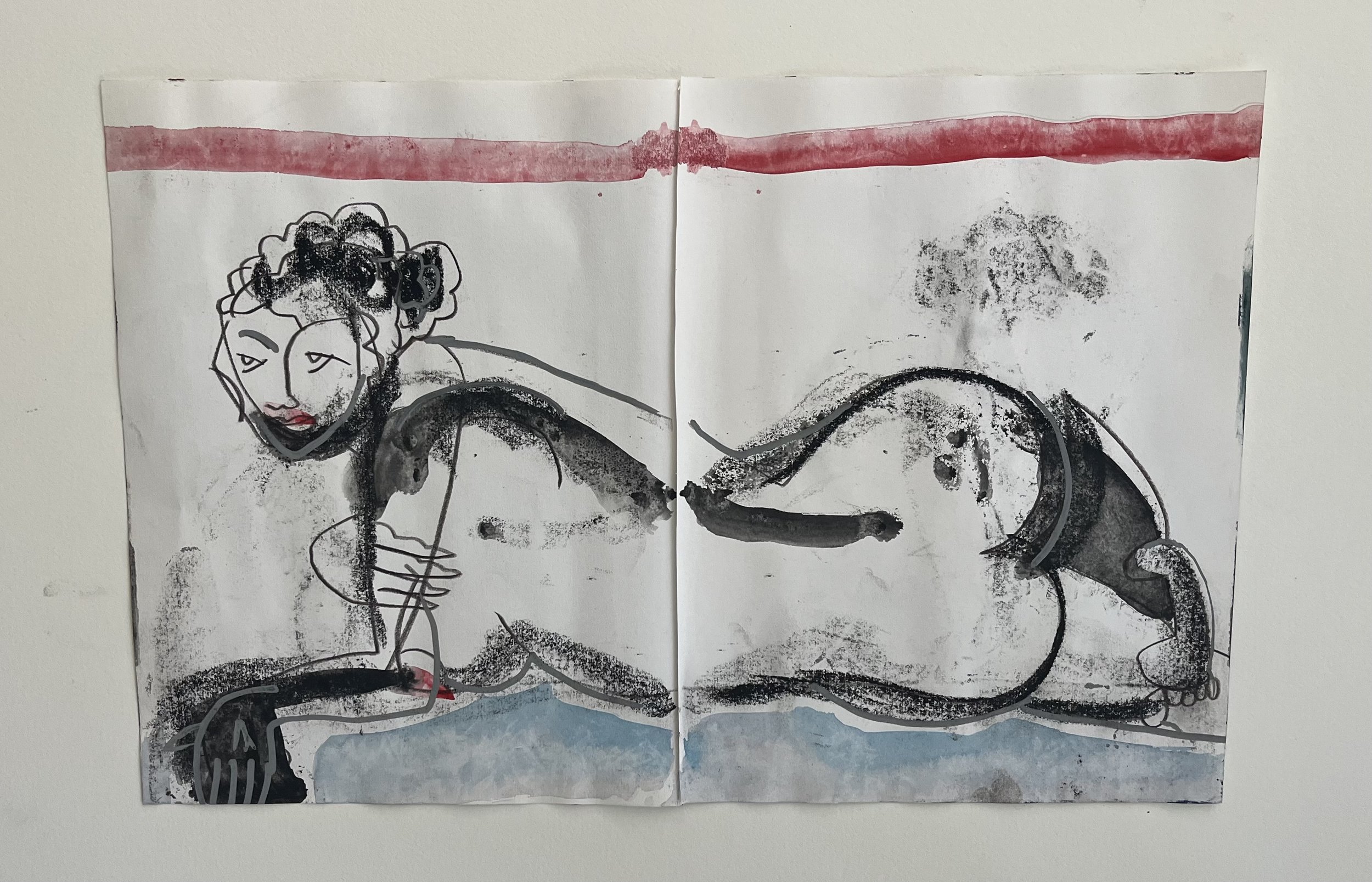 Sketchbook Page 'Untitled Nude
