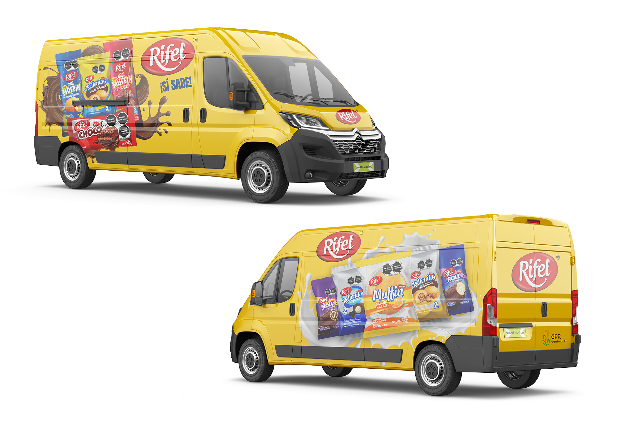 Rifel brandeo de camioneta