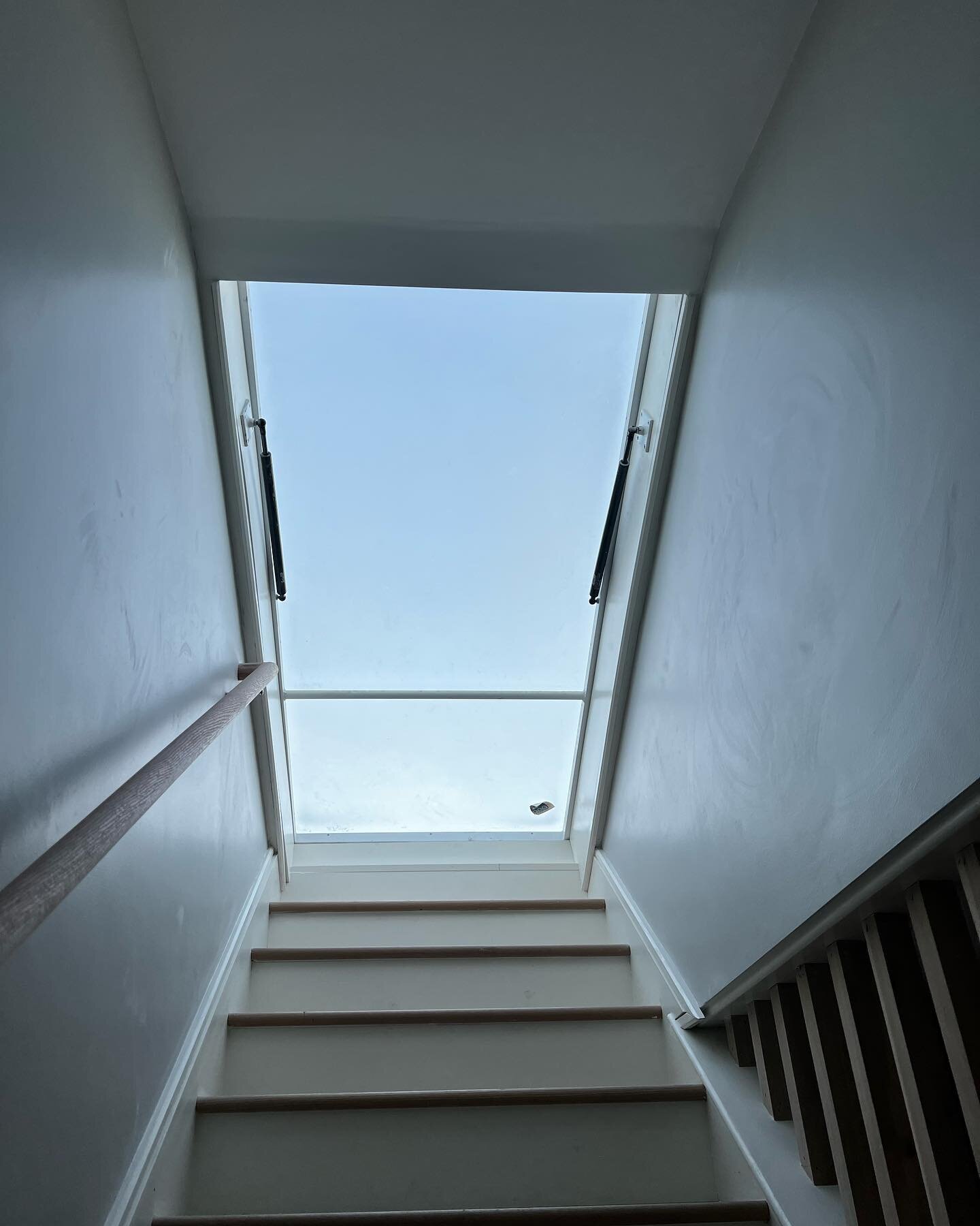 Skylight before and after