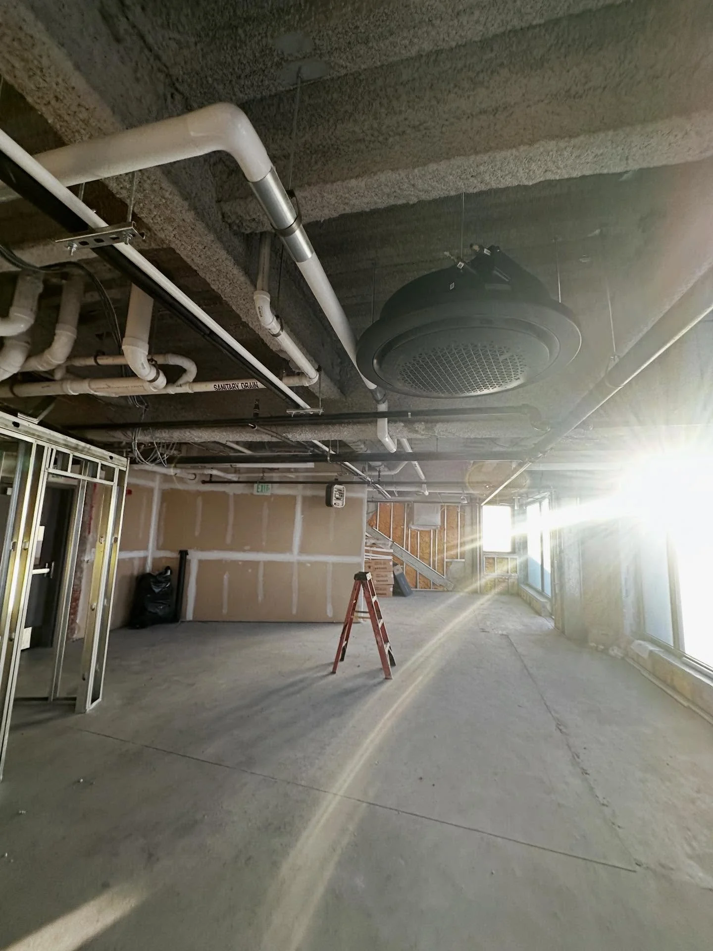 530 Western Ave retail fit out: commercial construction project transforming a Brighton neighborhood store in Boston into a Batteries Plus location. Features include a state-of-the-art heat pump HVAC system, new ADA-compliant bathroom, and retail lin