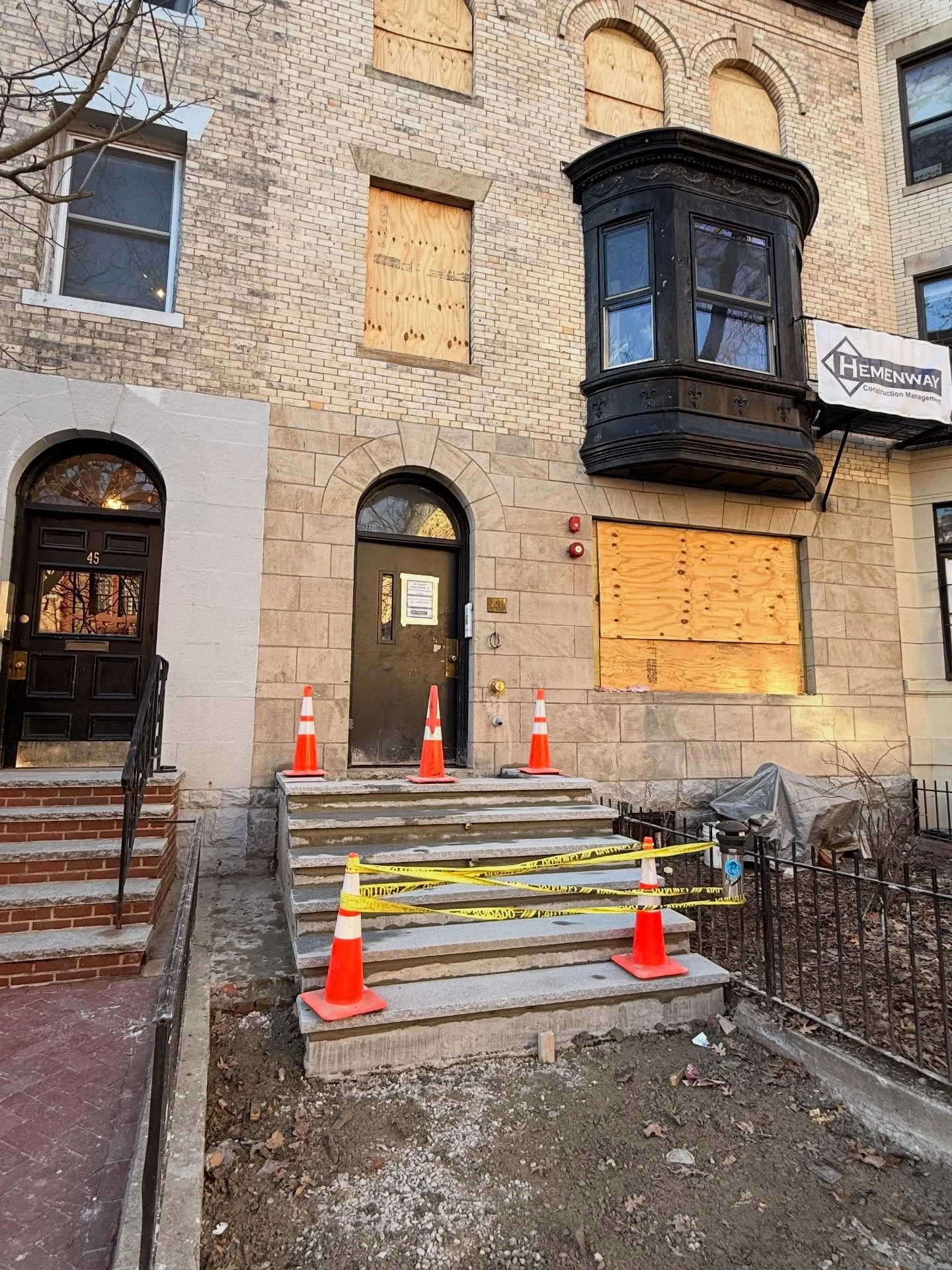 Granite stairs at 43 Hemenway ✅
Roof at Princeton St ✅
 Happy Monday 🚧👷🏽