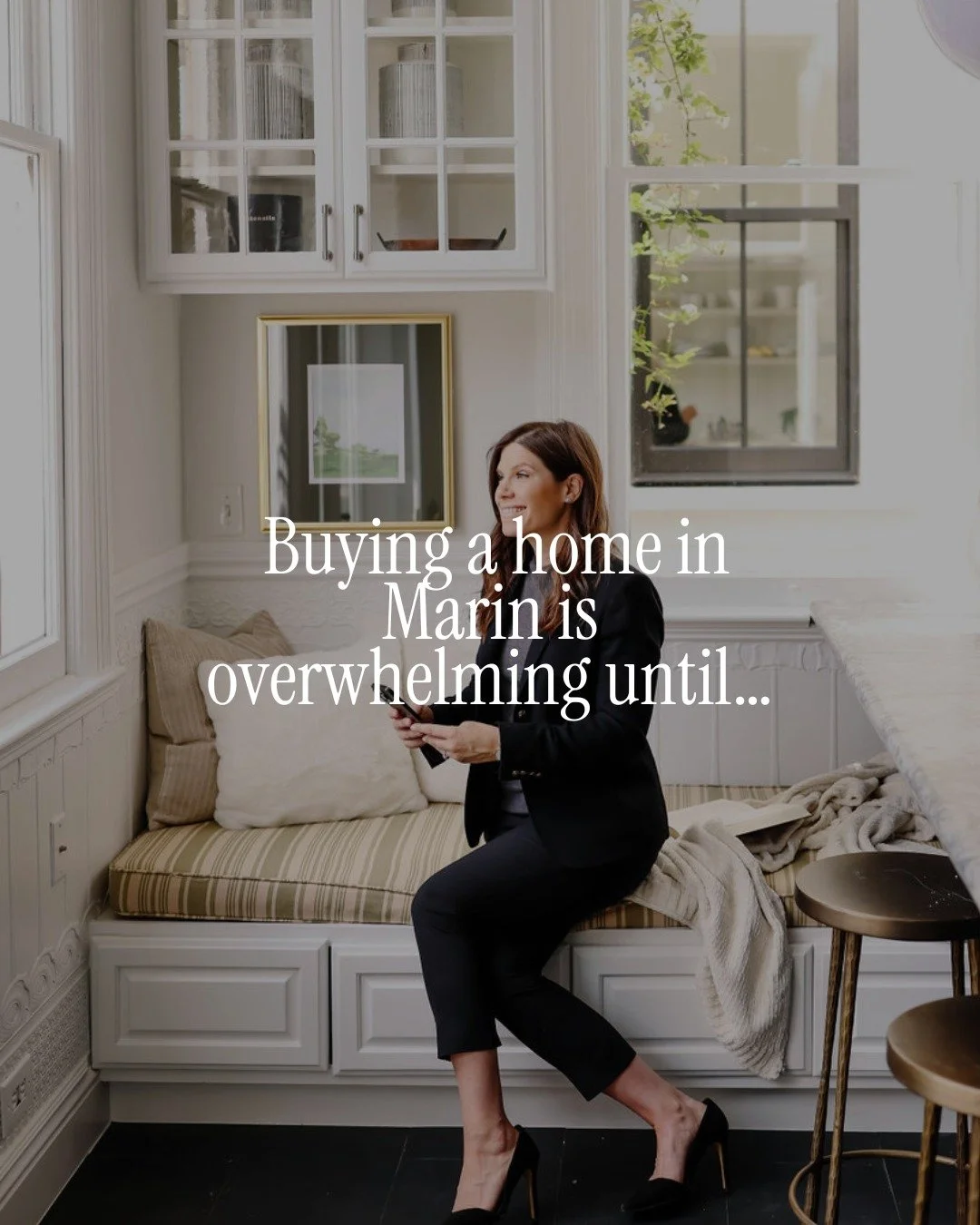Buying in Marin can feel overwhelming...

Until you have someone in your corner who actually knows how to simplify it. 

Most people get stressed thinking they&rsquo;re too late, they can&rsquo;t compete, there&rsquo;s no inventory. But that&rsquo;s 