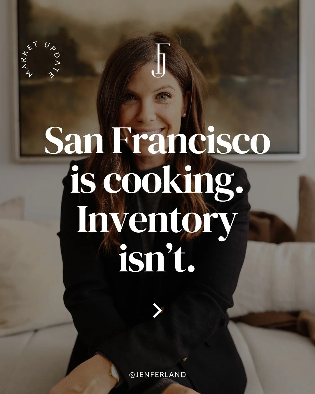 San Francisco is cooking. Inventory isn't.🥵

My monthly real estate newsletter hit inboxes this week, and yes, the story sounds familiar. San Francisco is still breaking hearts and taking names.💔

But that narrative doesn't tell the whole story. Th