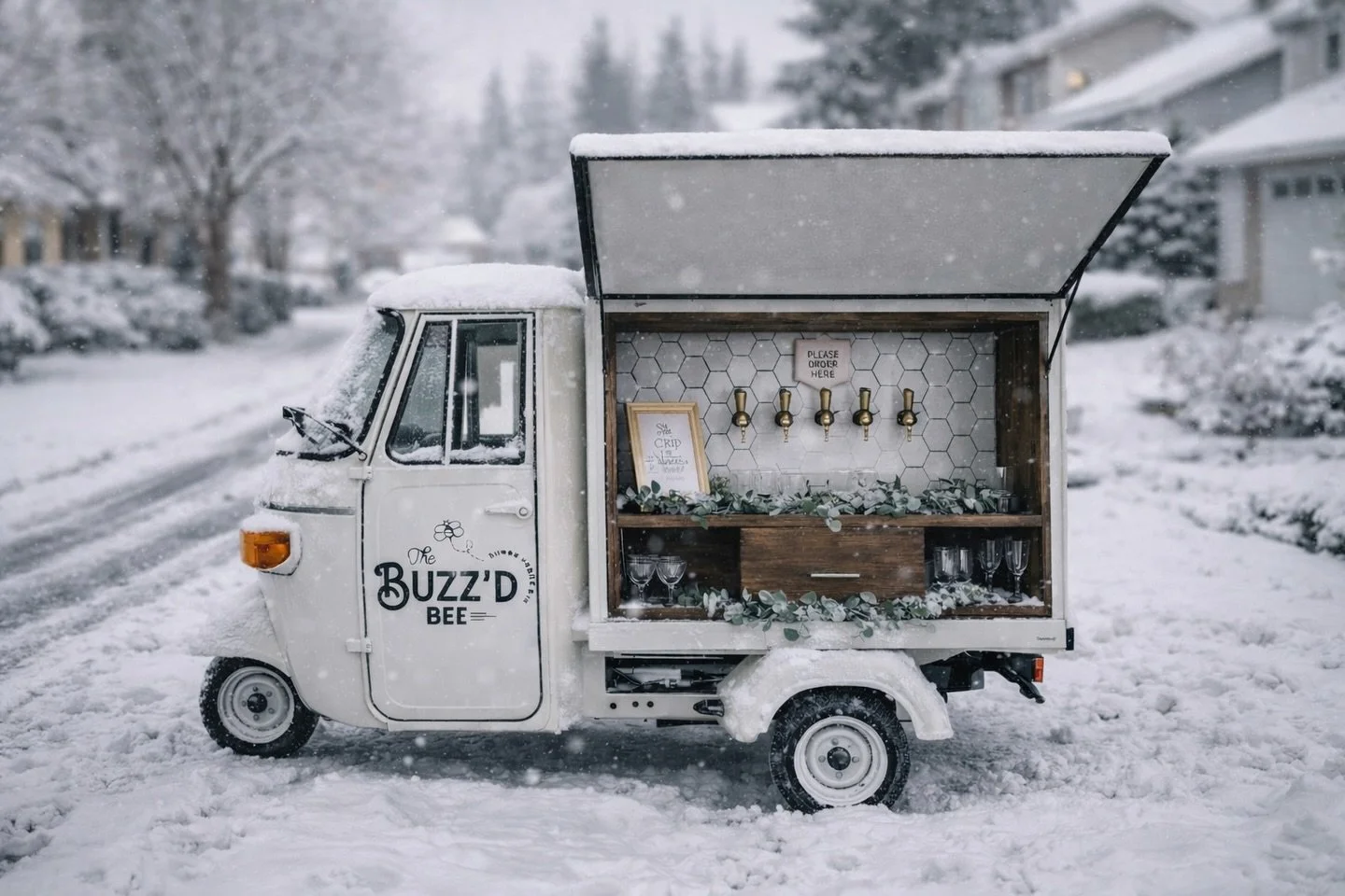 She looks good in any condition 😍
.
#stl #stlouis #mobilebar #localbusiness #snow