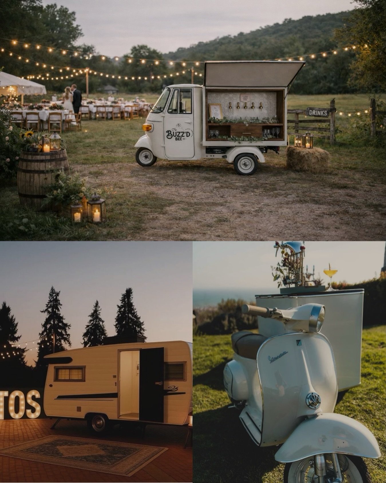 An elevated bar &amp; photo booth experience for unforgettable events. 
.
The Buzz&rsquo;d Bee Boutique Mobile Bar + Photo Camper 
.
Serving St. Louis &amp; Surrounding areas. 
.
Cheers ❤️🥃