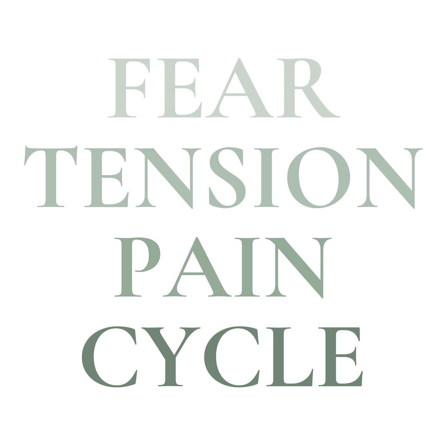 Have you ever heard of the Fear-Tension-Pain cycle?

When we get scared, our bodies tense up. Chemicals are produced that trigger the &ldquo;fight or flight&rdquo; response. Blood is diverted away from internal organs and instead sent to your limbs t