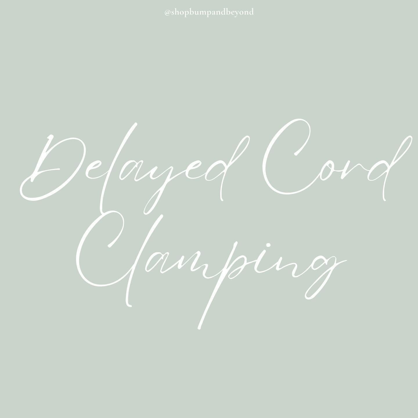 Let&rsquo;s talk delayed cord clamping! Have you/would you do delayed cord clamping?