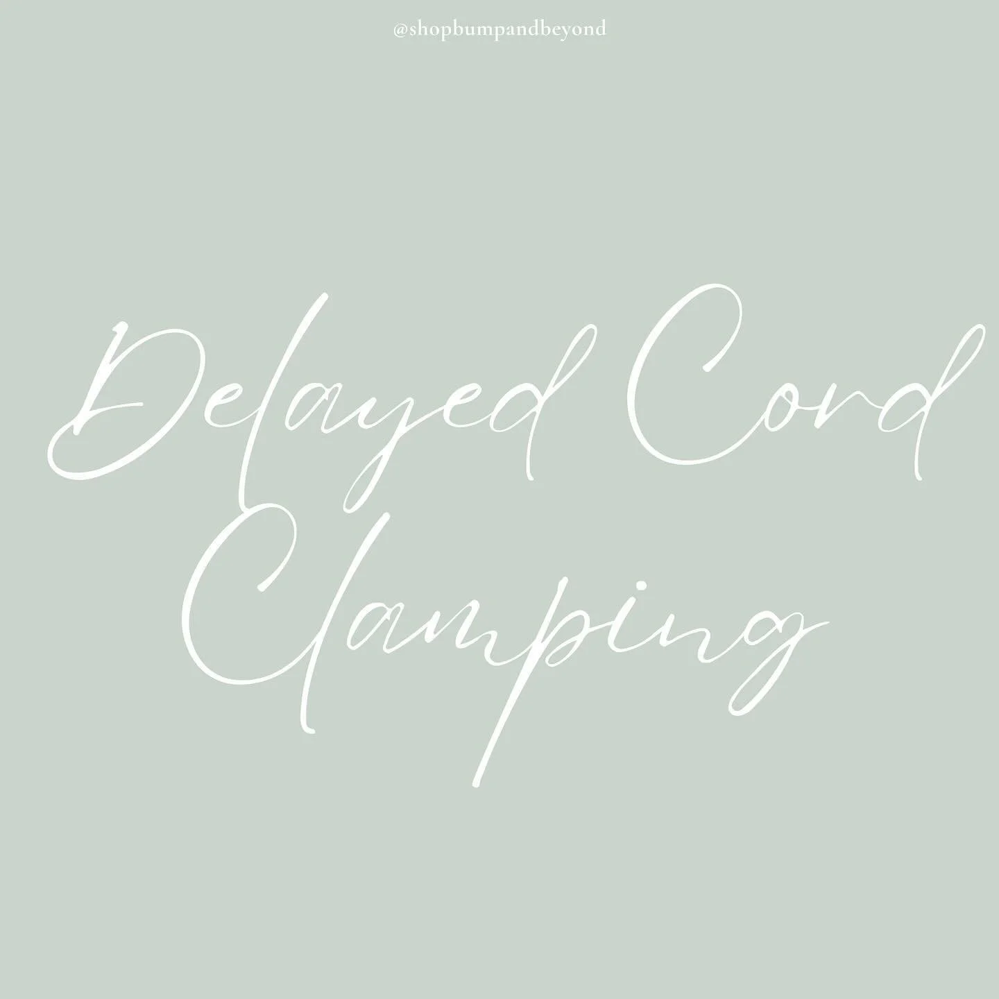 Let&rsquo;s talk delayed cord clamping! Have you/would you do delayed cord clamping?