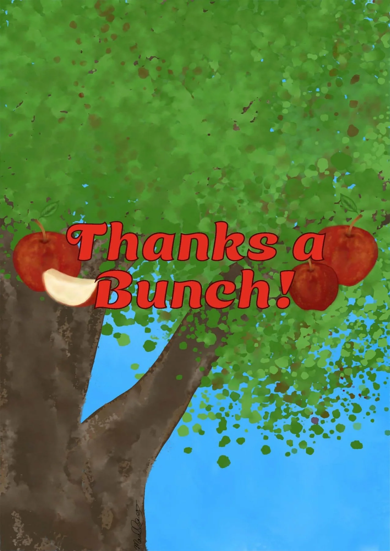 "Thanks A Bunch" - Apple edition
(Digital media)
