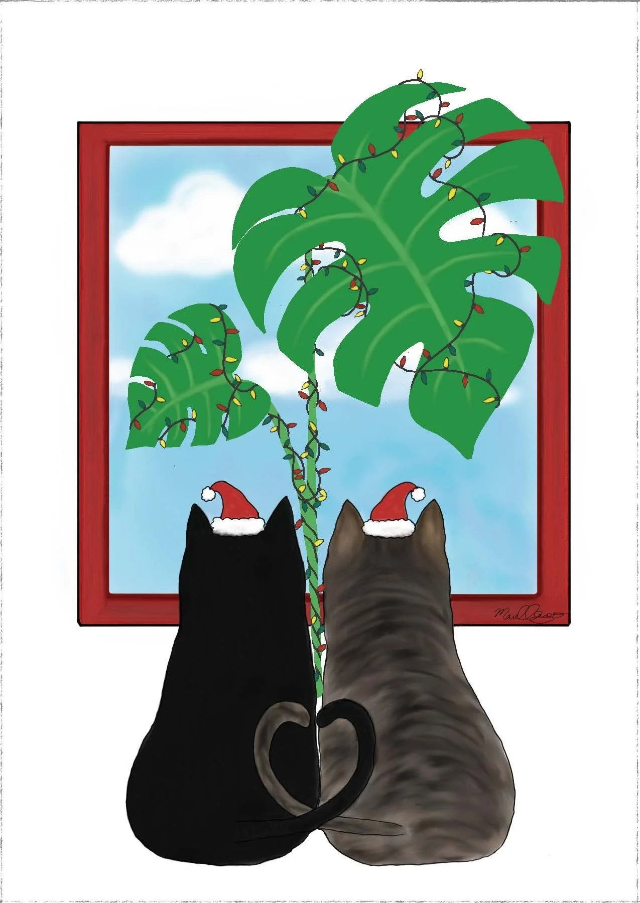 A Tropical Kitty Christmas
(Digital media)