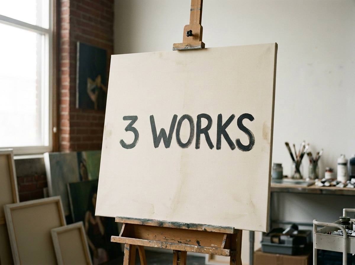 SMALL WORKS OPEN SHOW REGISTRATION FEE - 3 WORKS