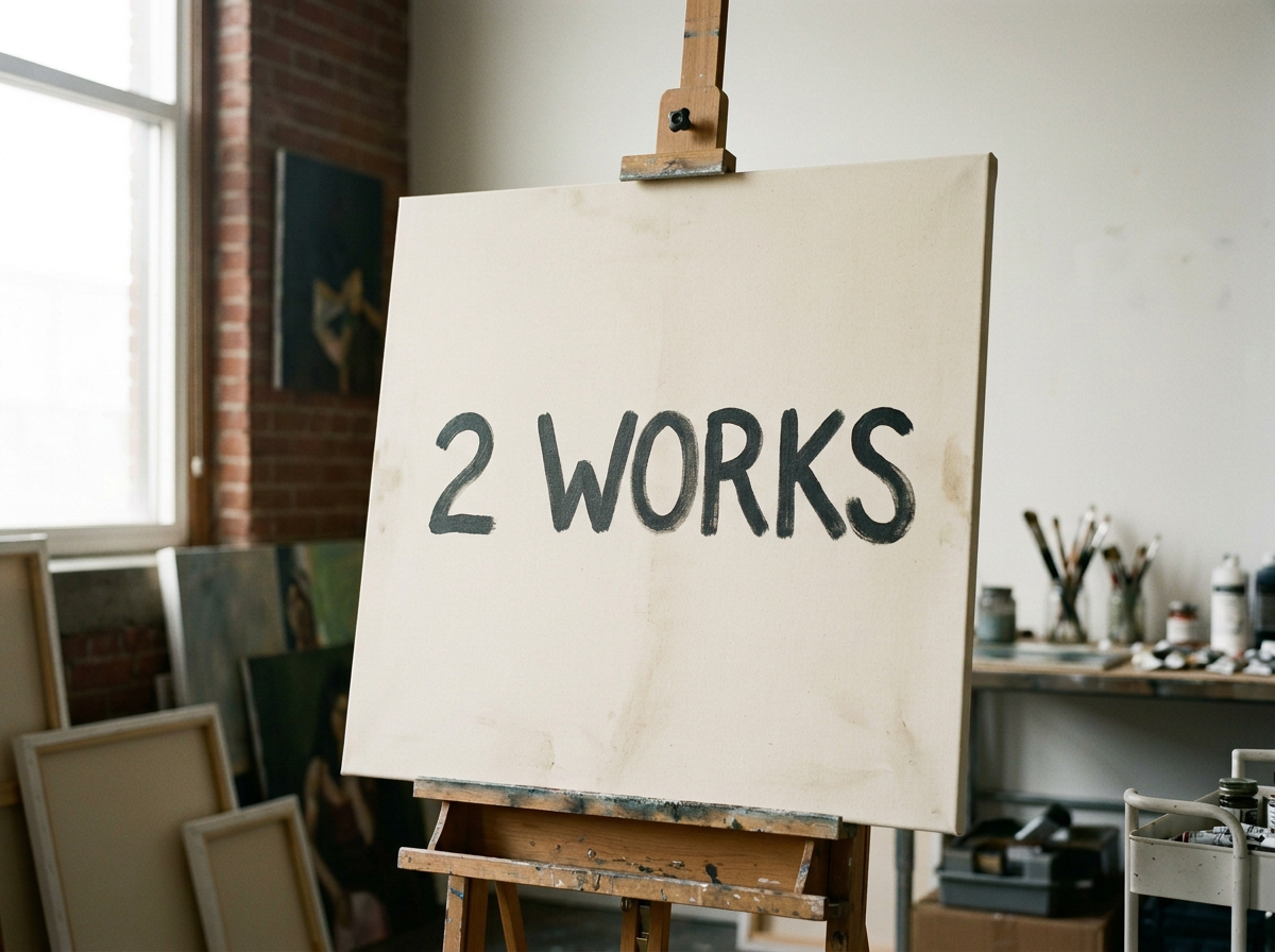 SMALL WORKS OPEN SHOW REGISTRATION FEE - 2 WORKS