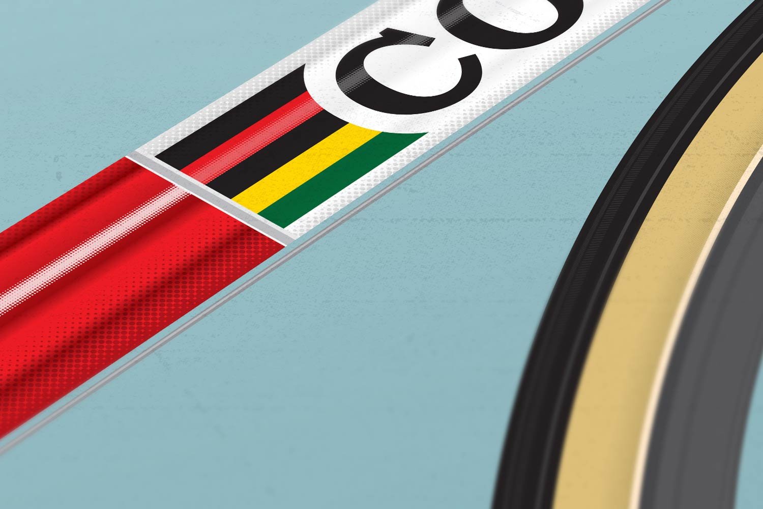 Colnago, Downtube - ©veloposters