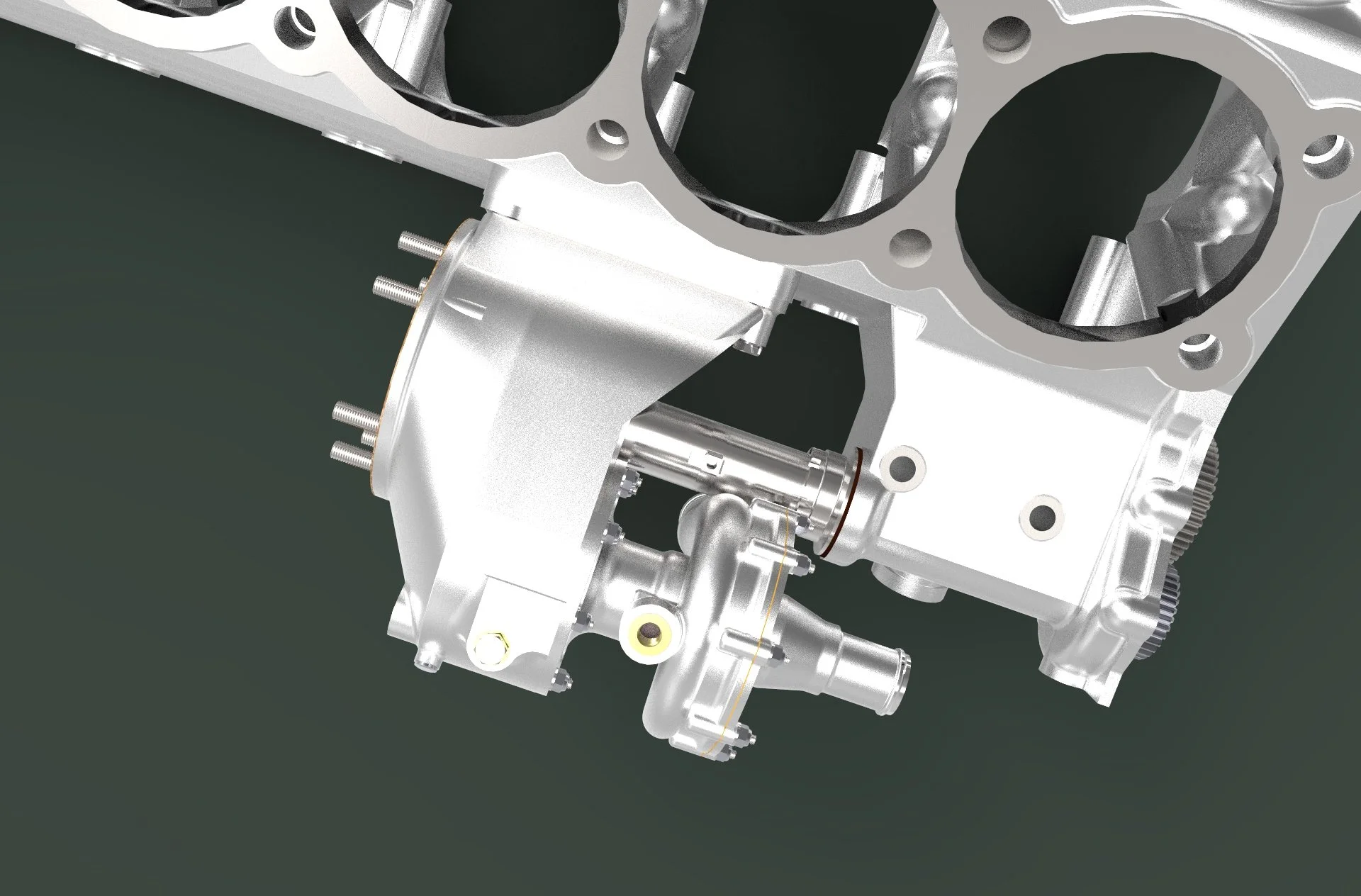 generator bracket and coolant pump.113.jpg