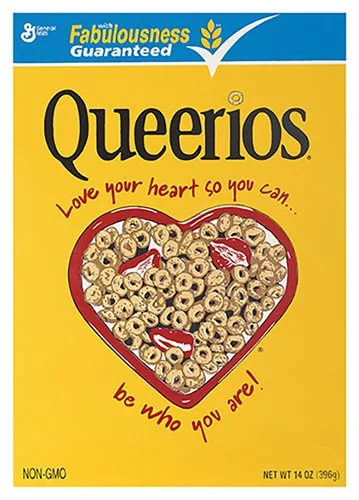 Queerios, Serigraph on paper, 22" x 30", 2015