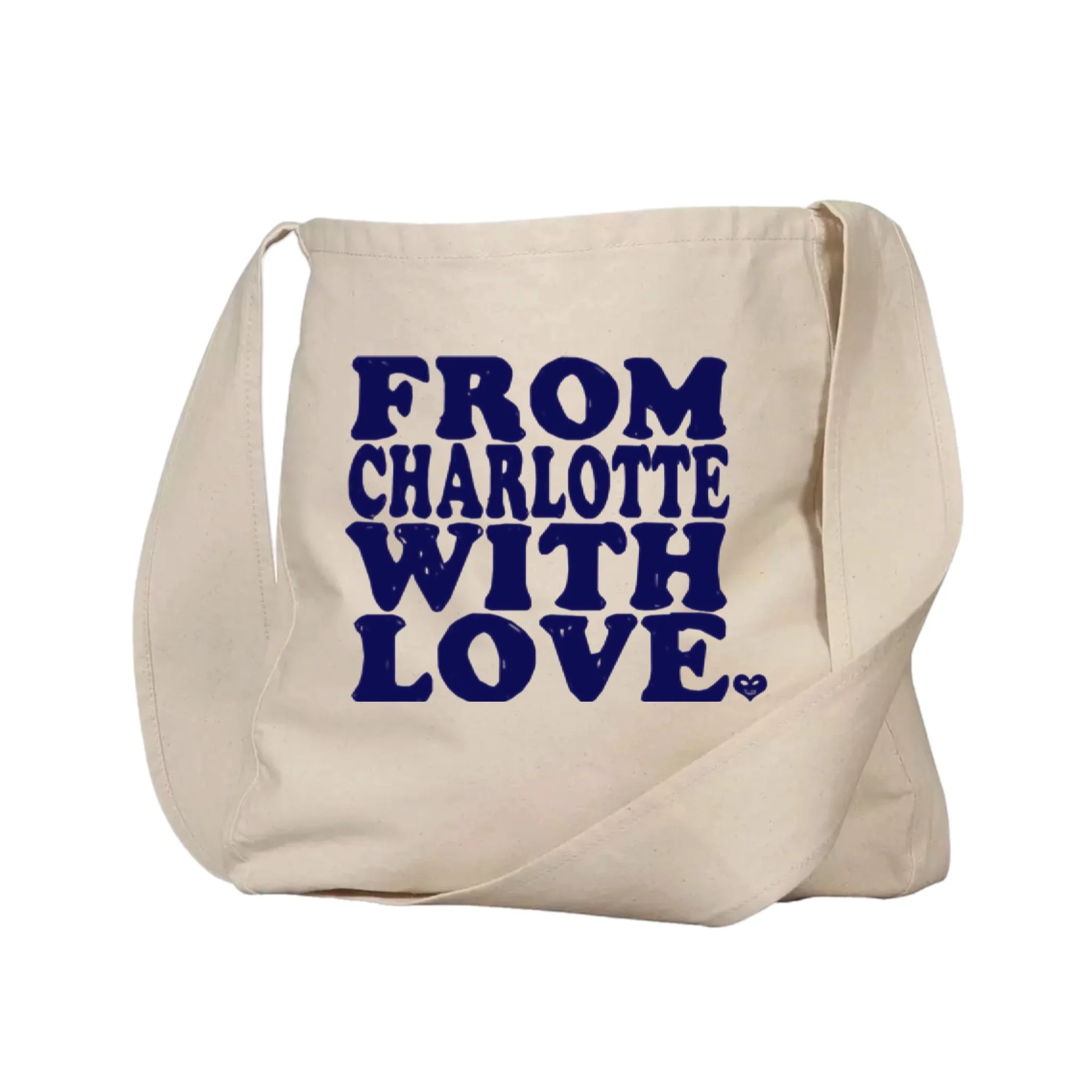 FCWL CROSSBODY TOTE - NATURAL & NAVY