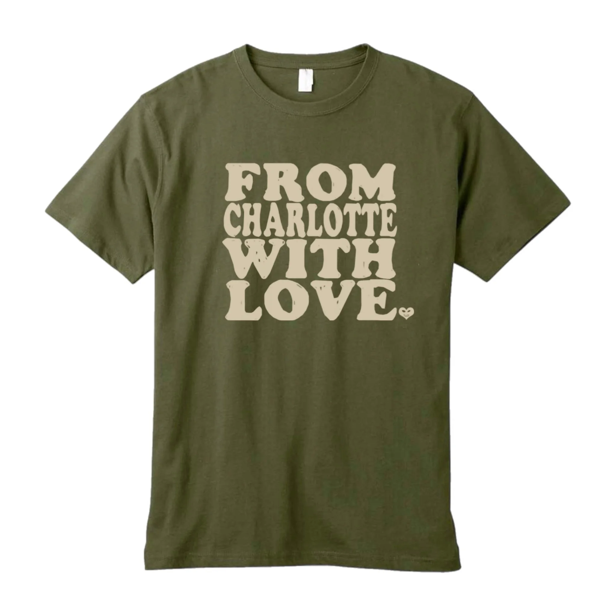 FCWL LOGO TEE - OLIVE & NATURAL