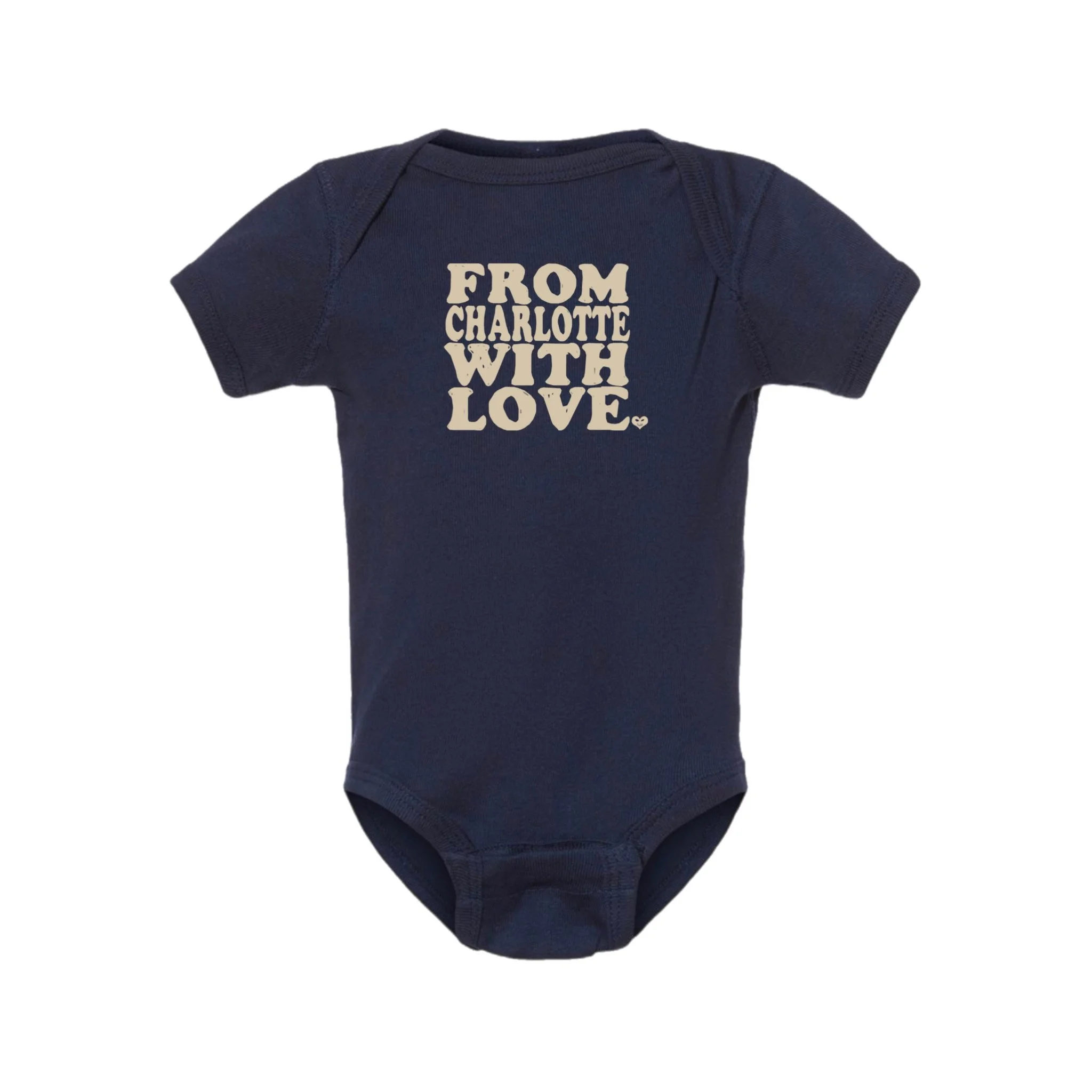 FCWL BABY ONESIE - NAVY & NATURAL