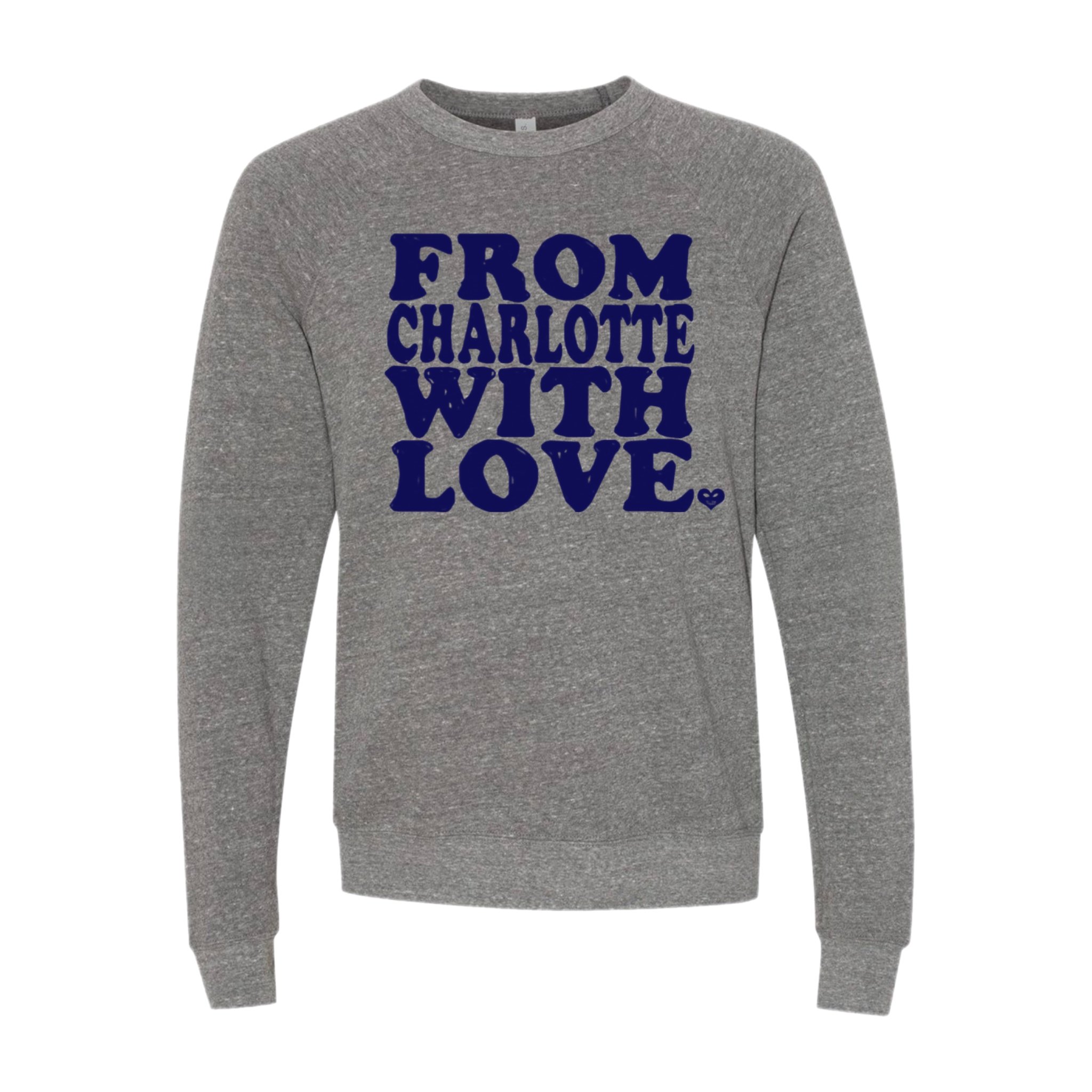 FCWL RAGLAN SWEATER - GRAY & NAVY