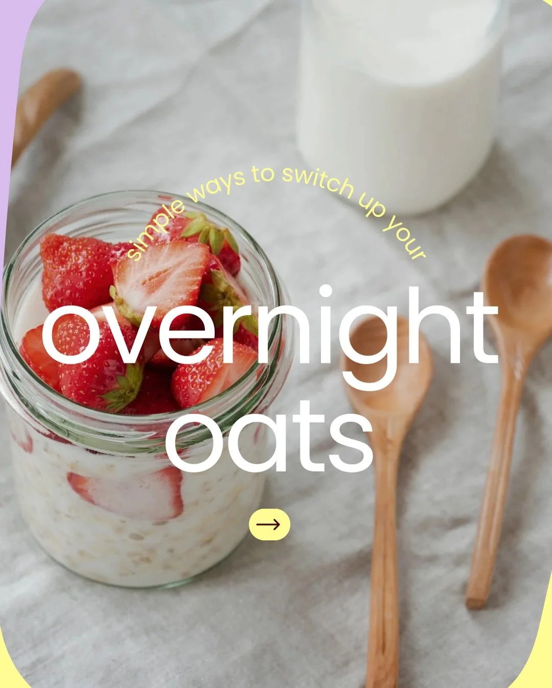 Simple ways to switch up your overnight oats!

Start with one nourishing base, then mix + match flavours to keep breakfast exciting (and balanced).

Banana bread, carrot cake, apple pie or cookie dough&hellip; which one are you trying first? 🤍🥣