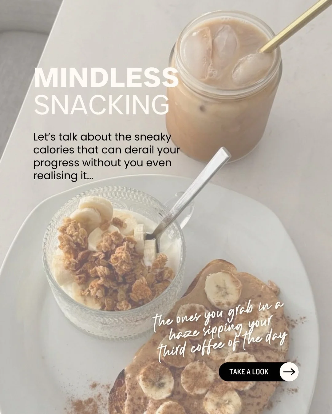 Ever feel like you&rsquo;re doing everything right&hellip; but progress still feels slow?

One of the most common reasons I see with clients is mindless snacking.

Not the meals you intentionally plan, the little extras that sneak in throughout the d
