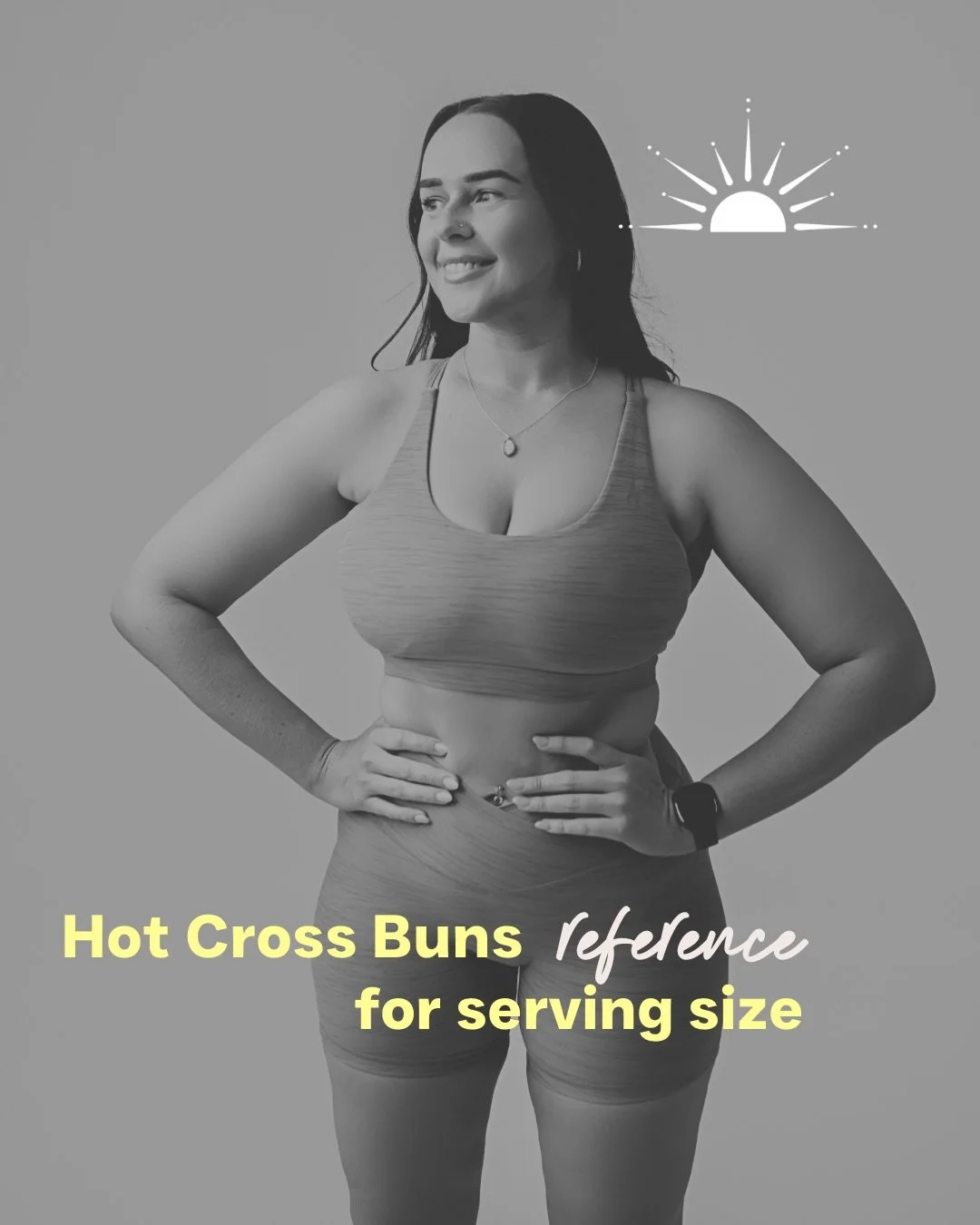 Hot cross buns aren&rsquo;t the problem&hellip; mindless eating is 👀✨

You don&rsquo;t need to cut them out this Easter, you just need awareness around what a serving actually looks like.

Because let&rsquo;s be real&hellip; it&rsquo;s never just on