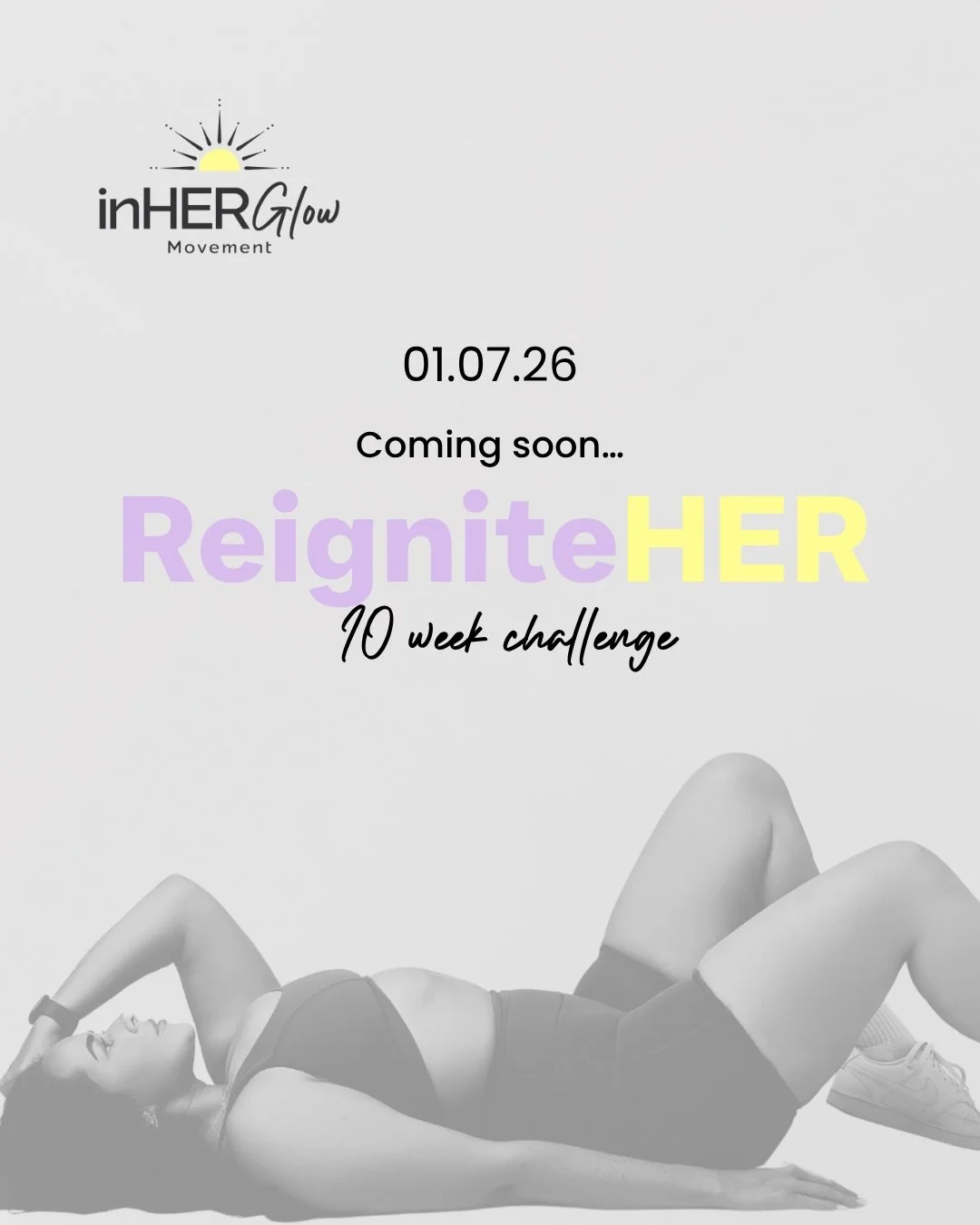 🔥 REIGNITEHER: The 10 Week Challenge 🔥

This is your sign to stop waiting for the &ldquo;perfect time&rdquo; and finally put YOU first 👏🏼

ReigniteHER was created for busy women who are ready to:
✨ Feel strong again
✨ Build confidence
✨ Create co