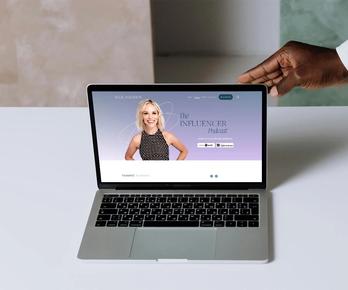 Julie Solomon | Best Business Coach Websites Podcast Page