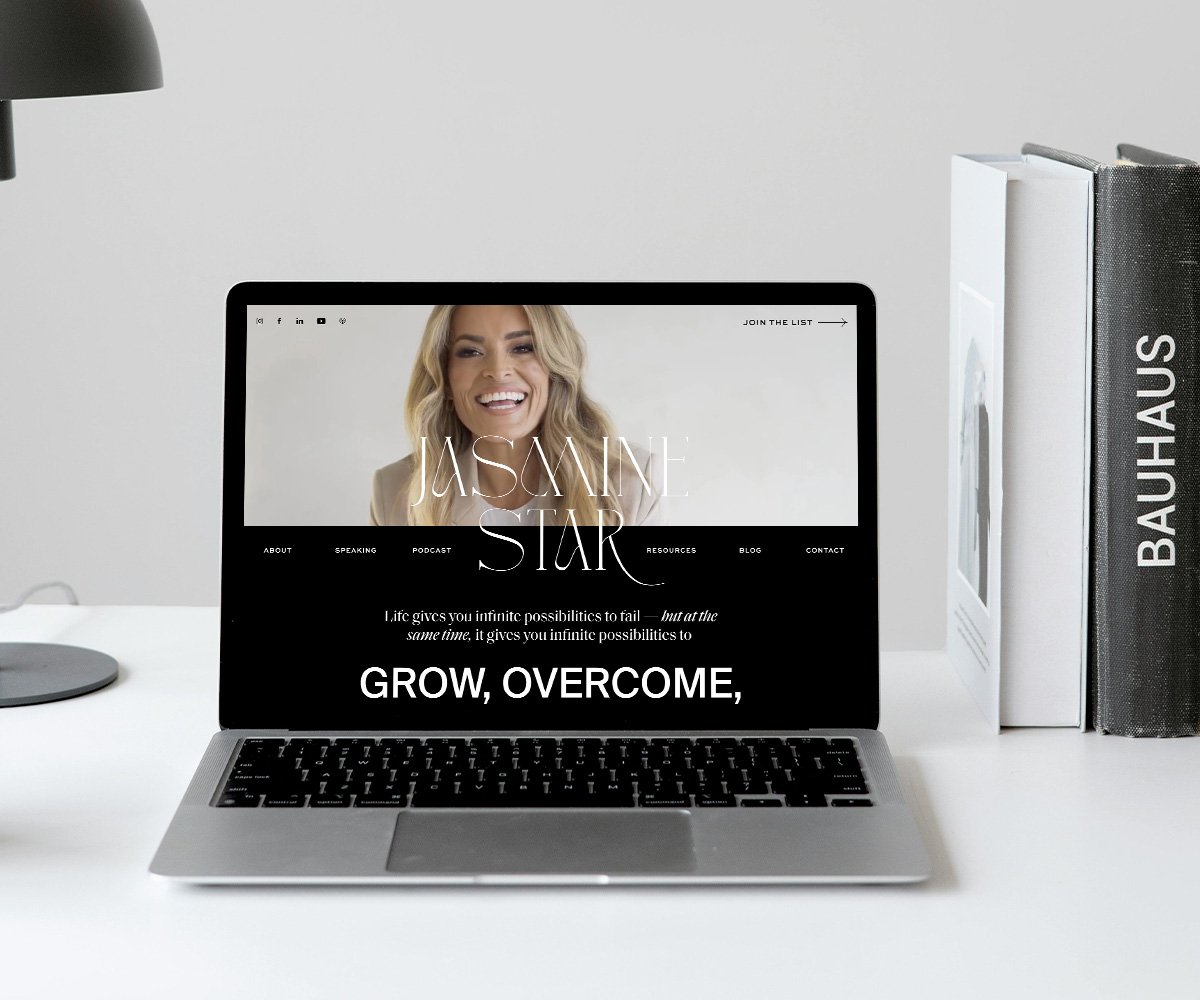 Jasmine Star | Best Business Coach Websites Home Page